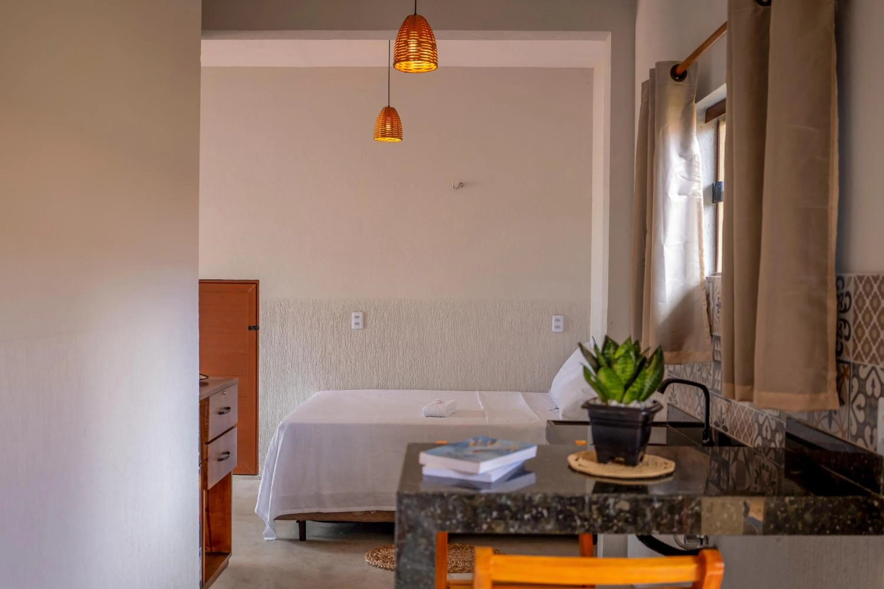 Bed in Pousada Rota do Kite Preá