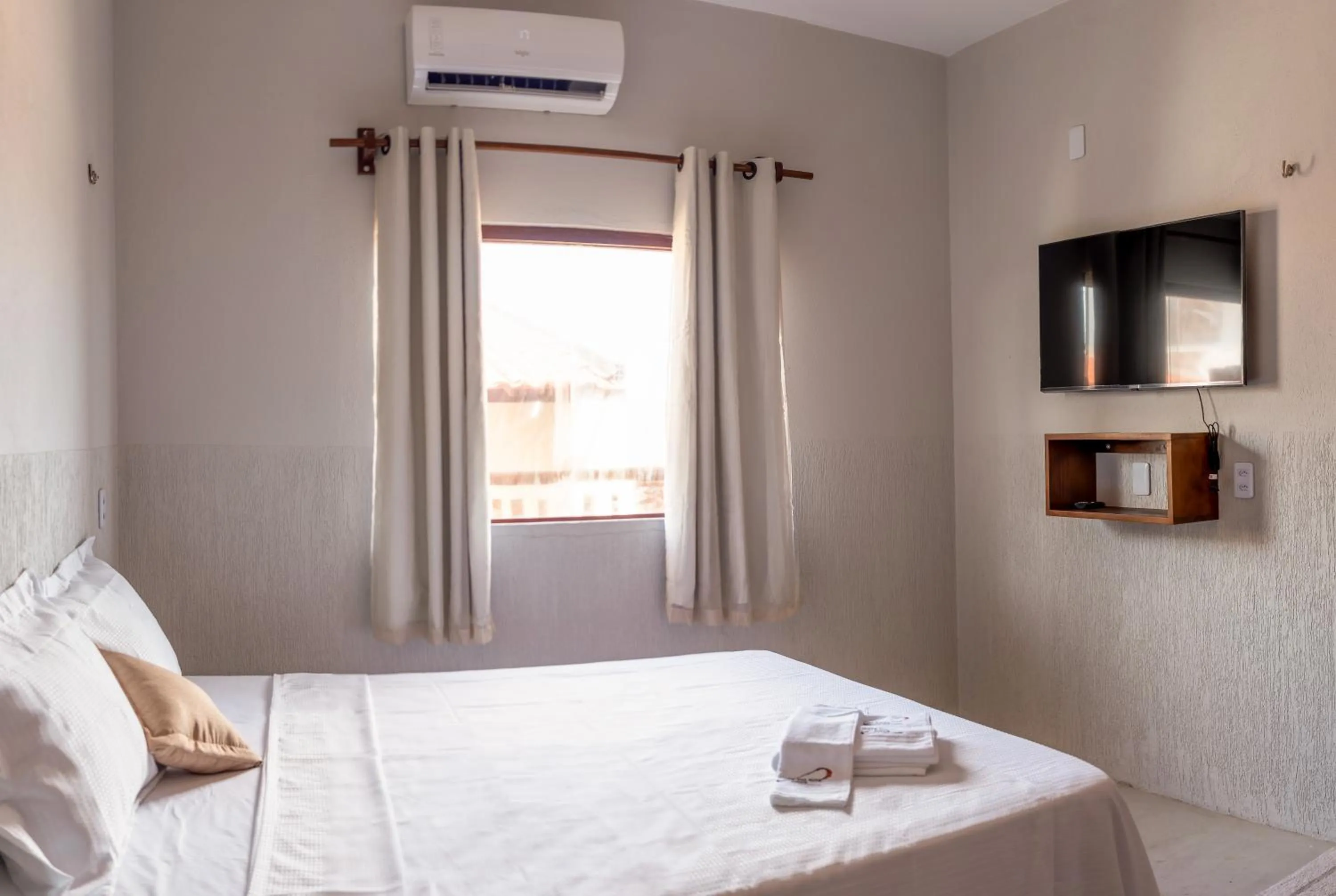 TV and multimedia, Bed in Pousada Rota do Kite Preá