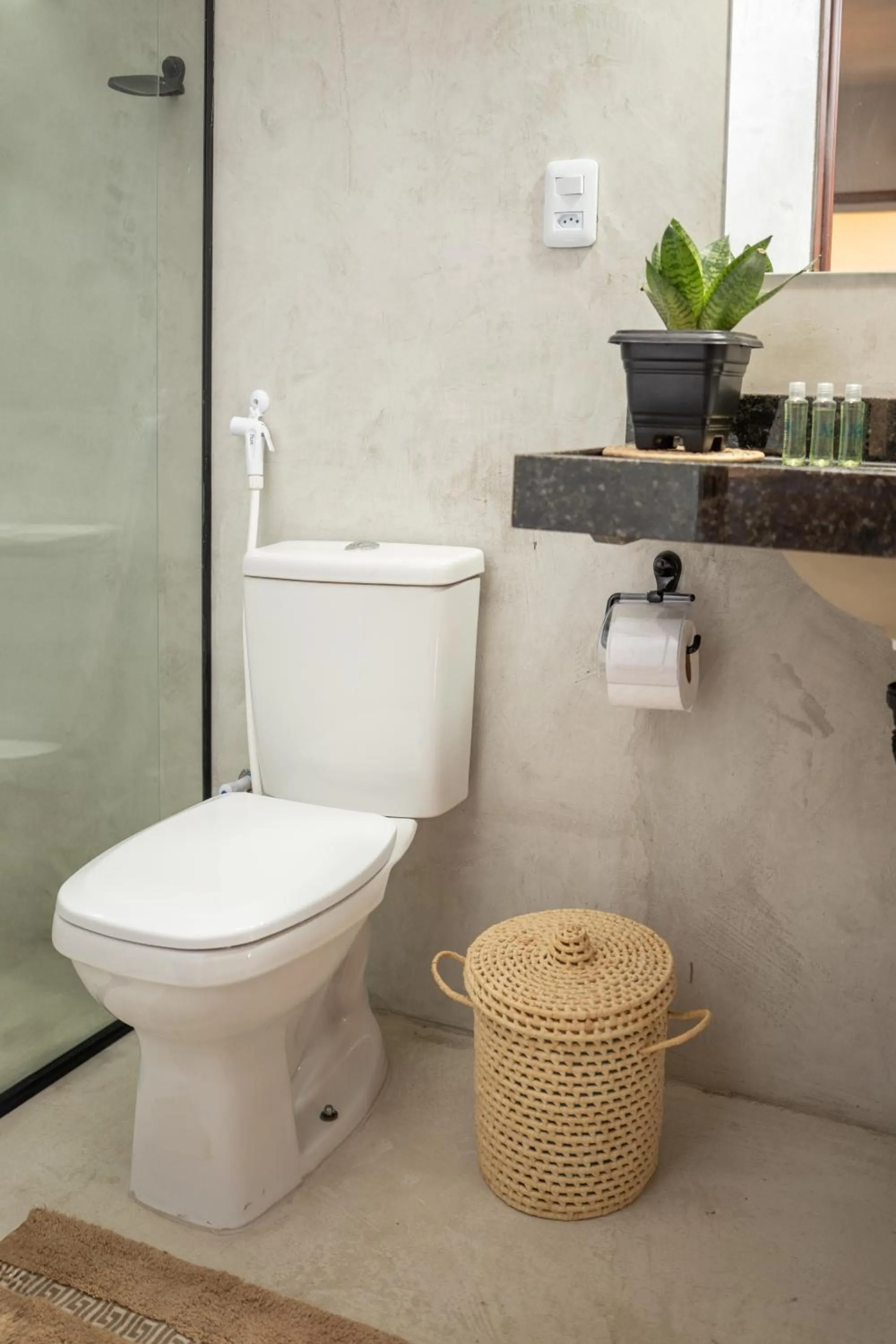 Toilet in Pousada Rota do Kite Preá