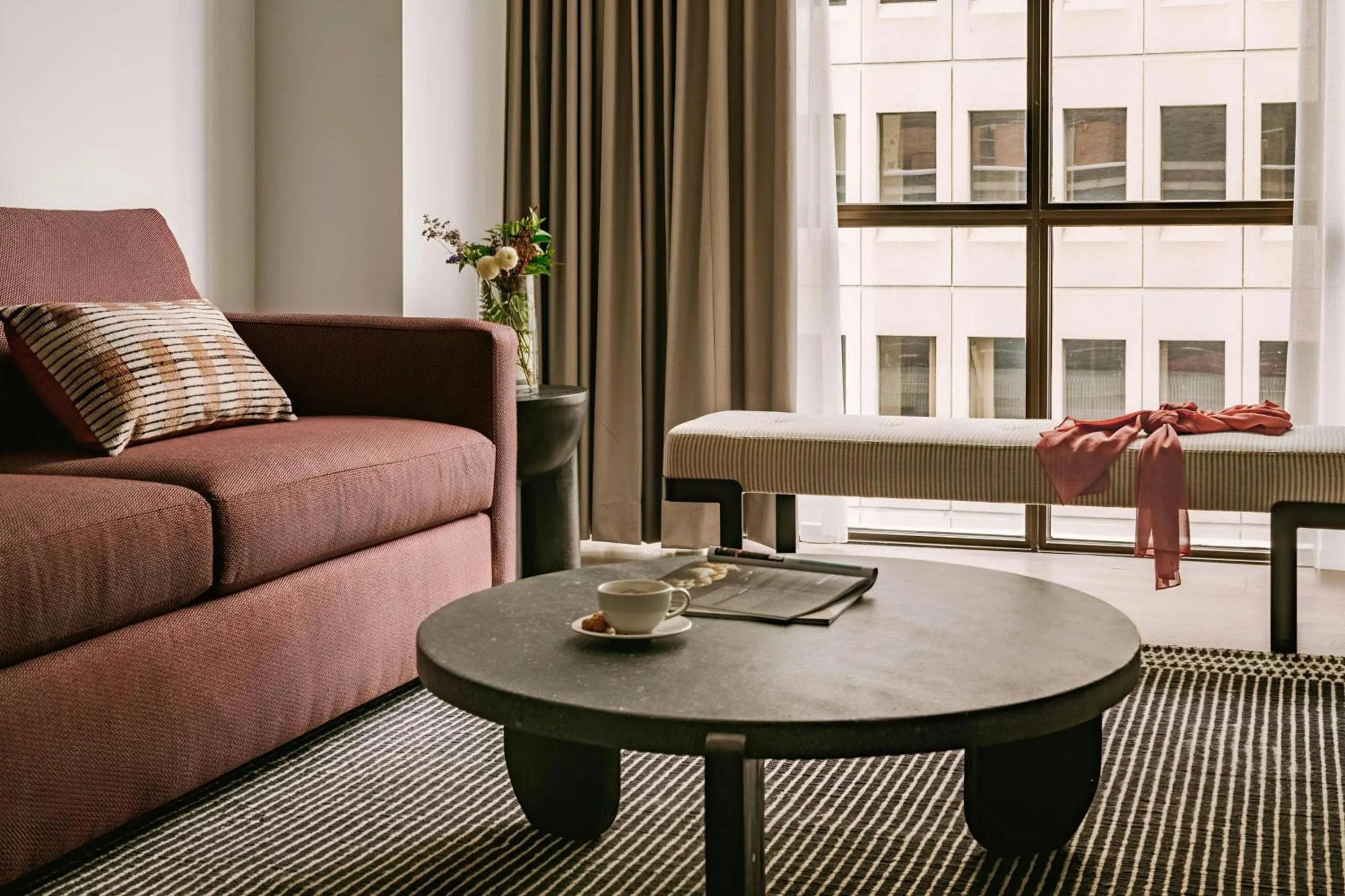 Living room in Sonder by Marriott Bonvoy Arlo Apartments Downtown