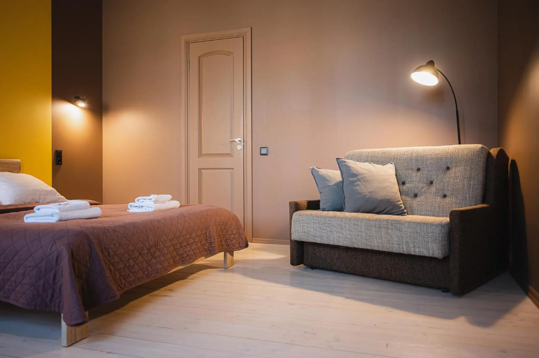 Bed in Jēkaba sēta