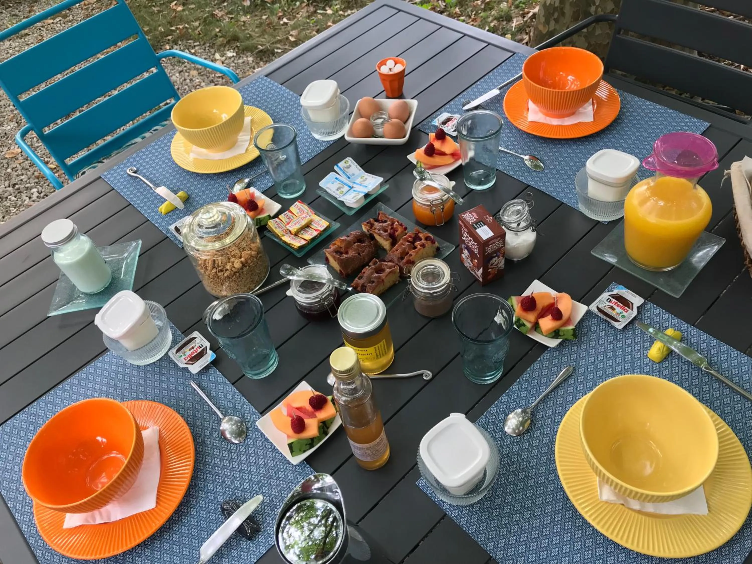 Food close-up in Le Mas de Bertagne