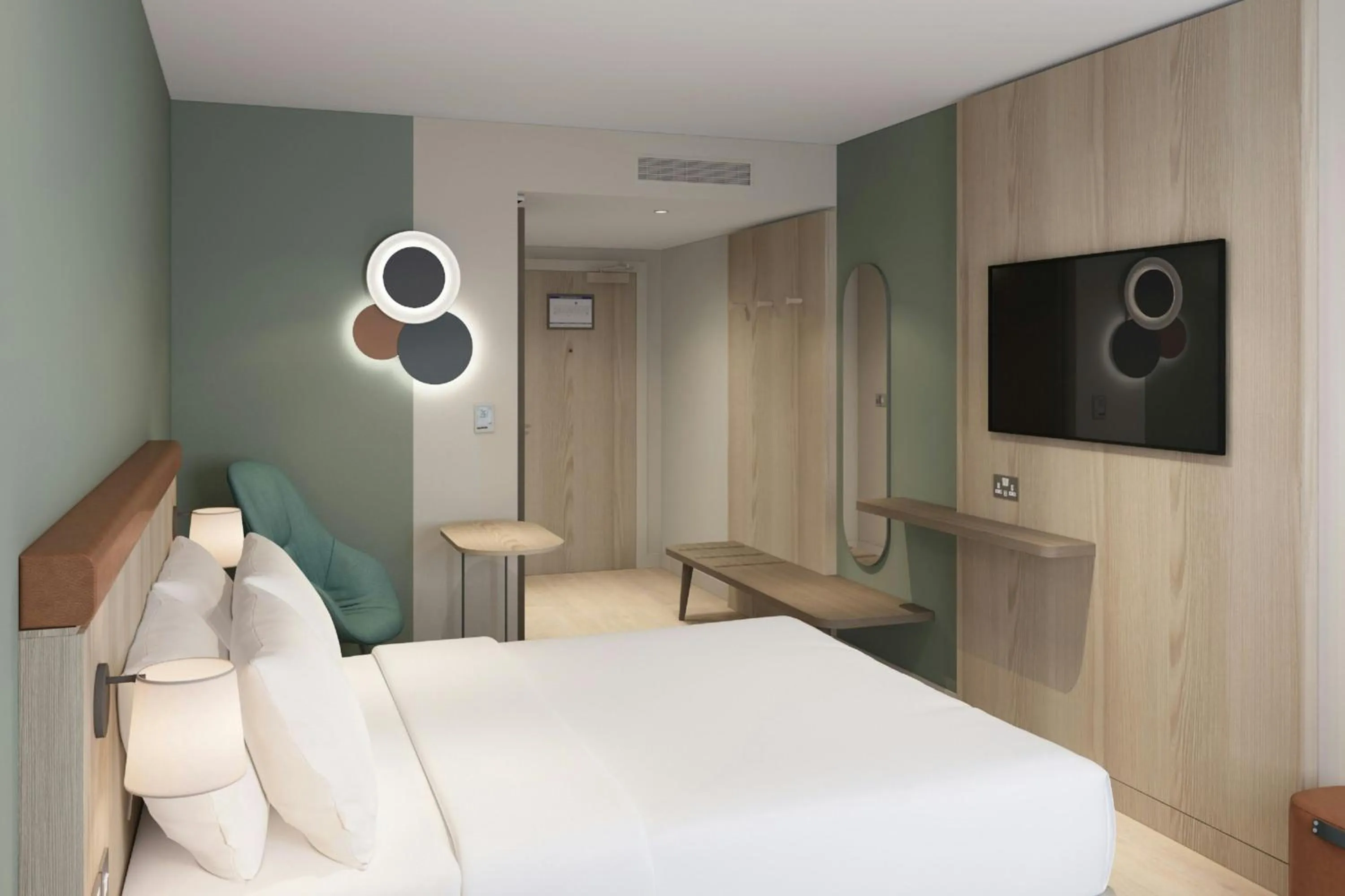 Photo of the whole room, Bed in Fairfield by Marriott Copenhagen Nordhavn