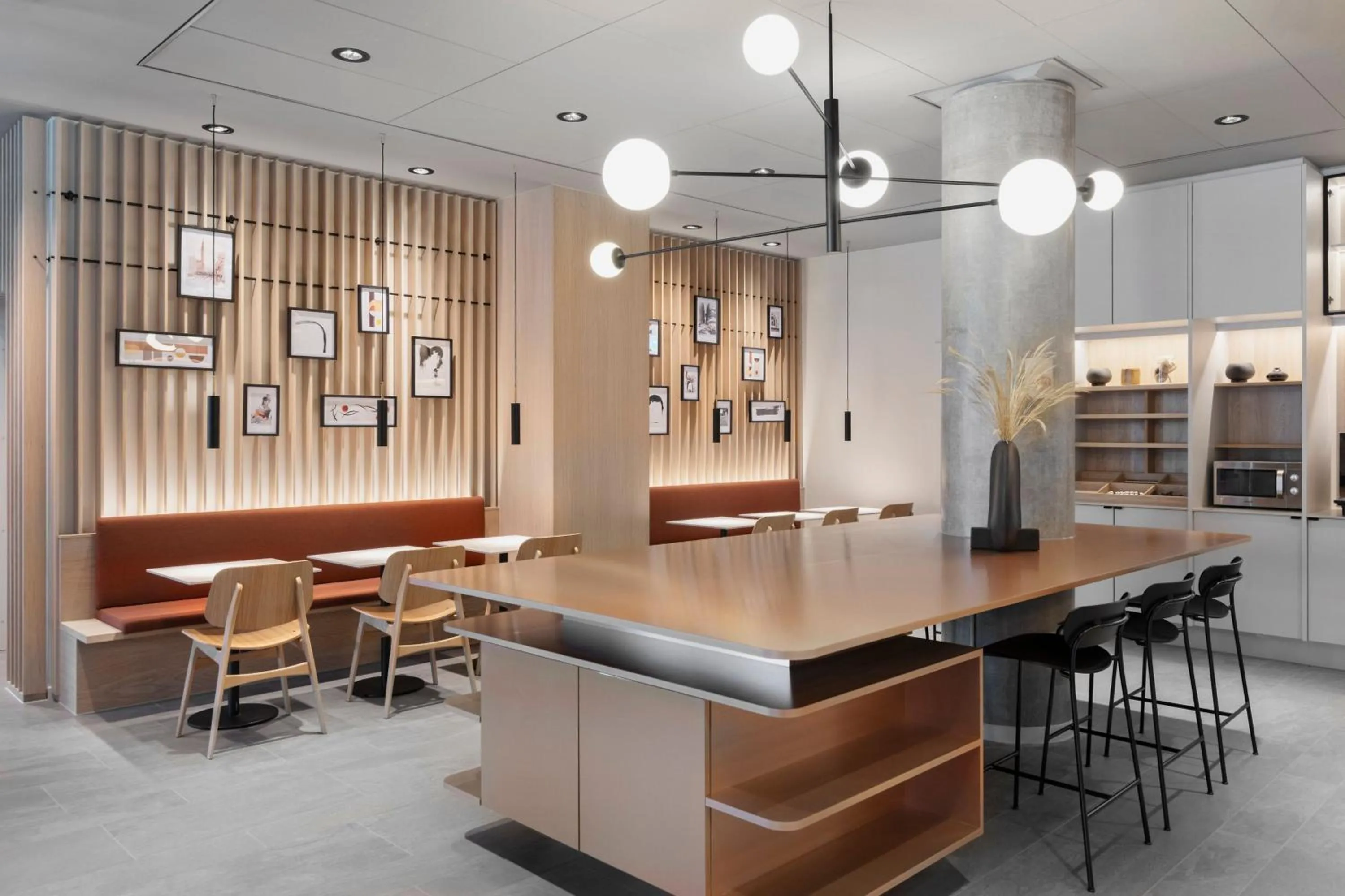 Lounge or bar in Residence Inn by Marriott Copenhagen Nordhavn