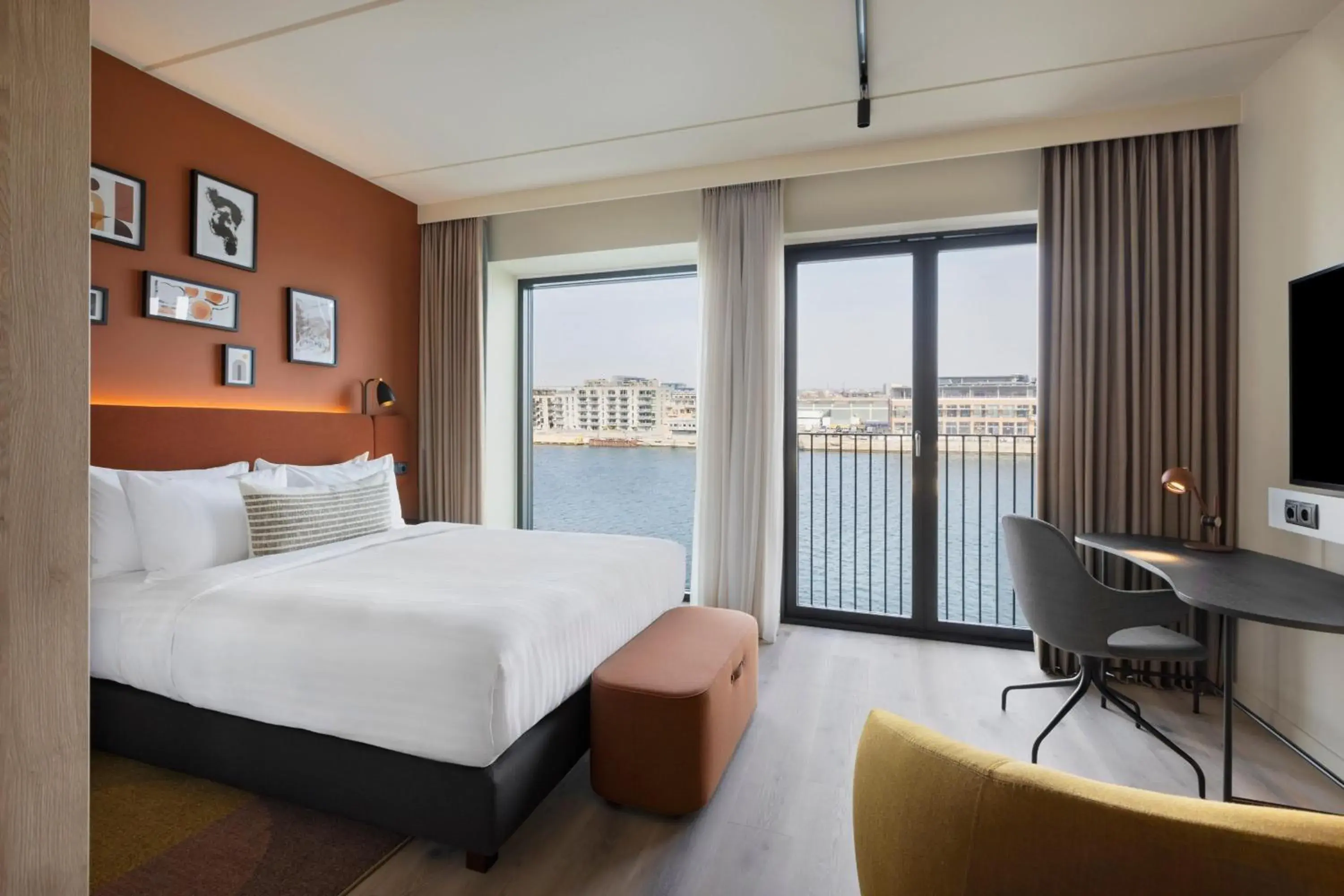 Queen Studio with Sea View in Residence Inn by Marriott Copenhagen Nordhavn Queen Studio with Sea View in Residence Inn by Marriott Copenhagen Nordhavn