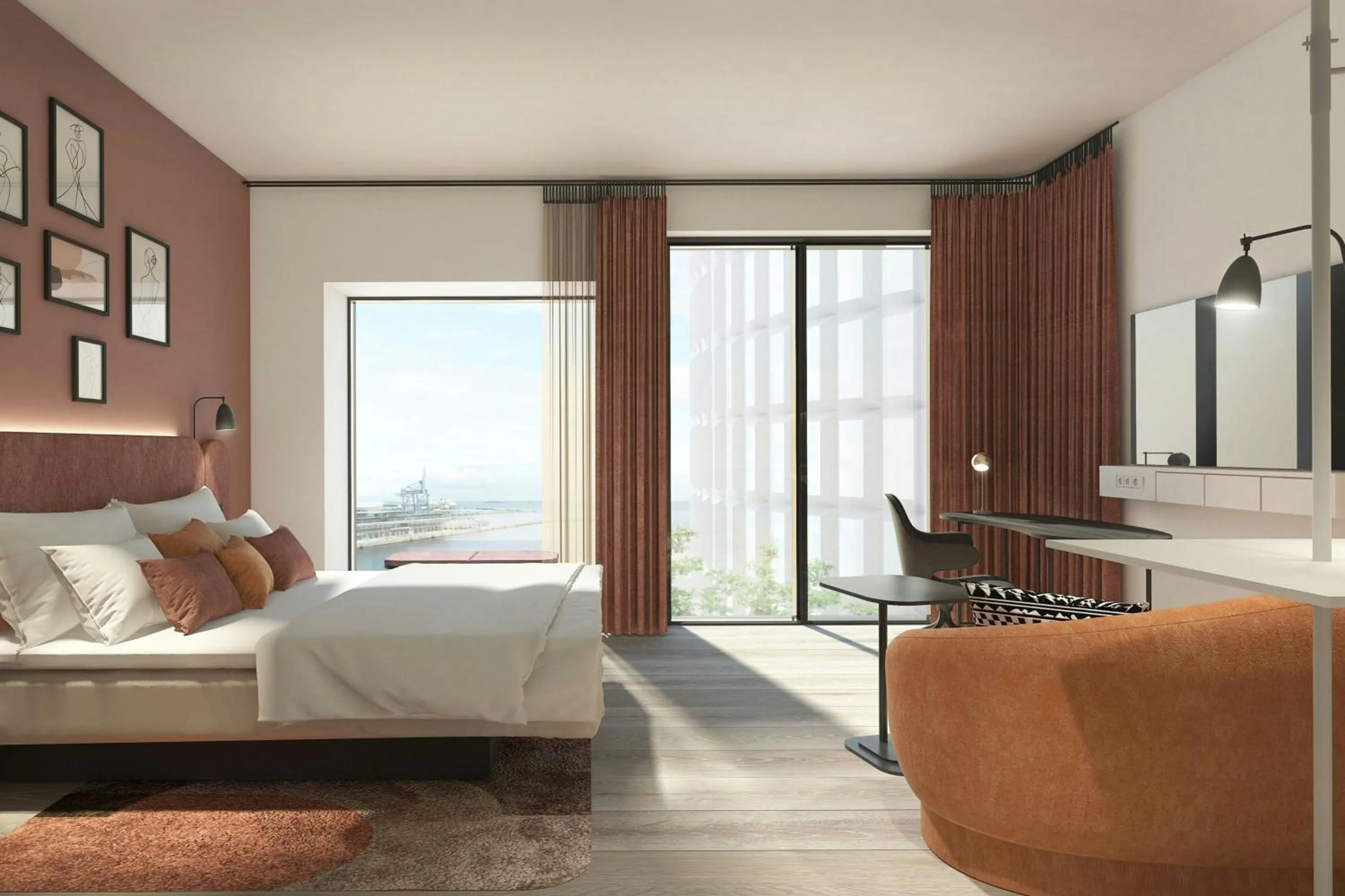 Photo of the whole room, Bed in Residence Inn by Marriott Copenhagen Nordhavn