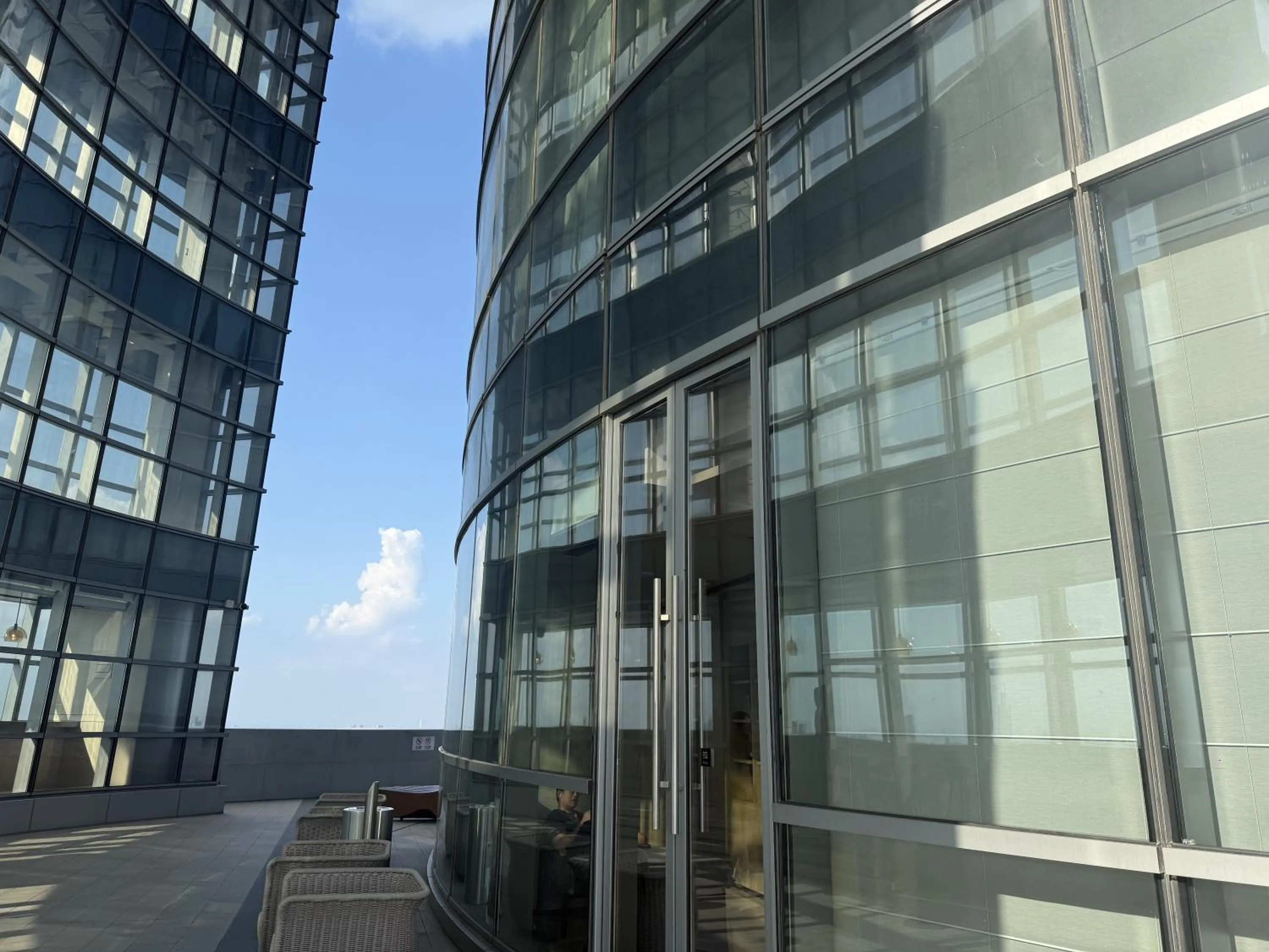 Balcony/Terrace in Wuhan Marriott Hotel Wuchang