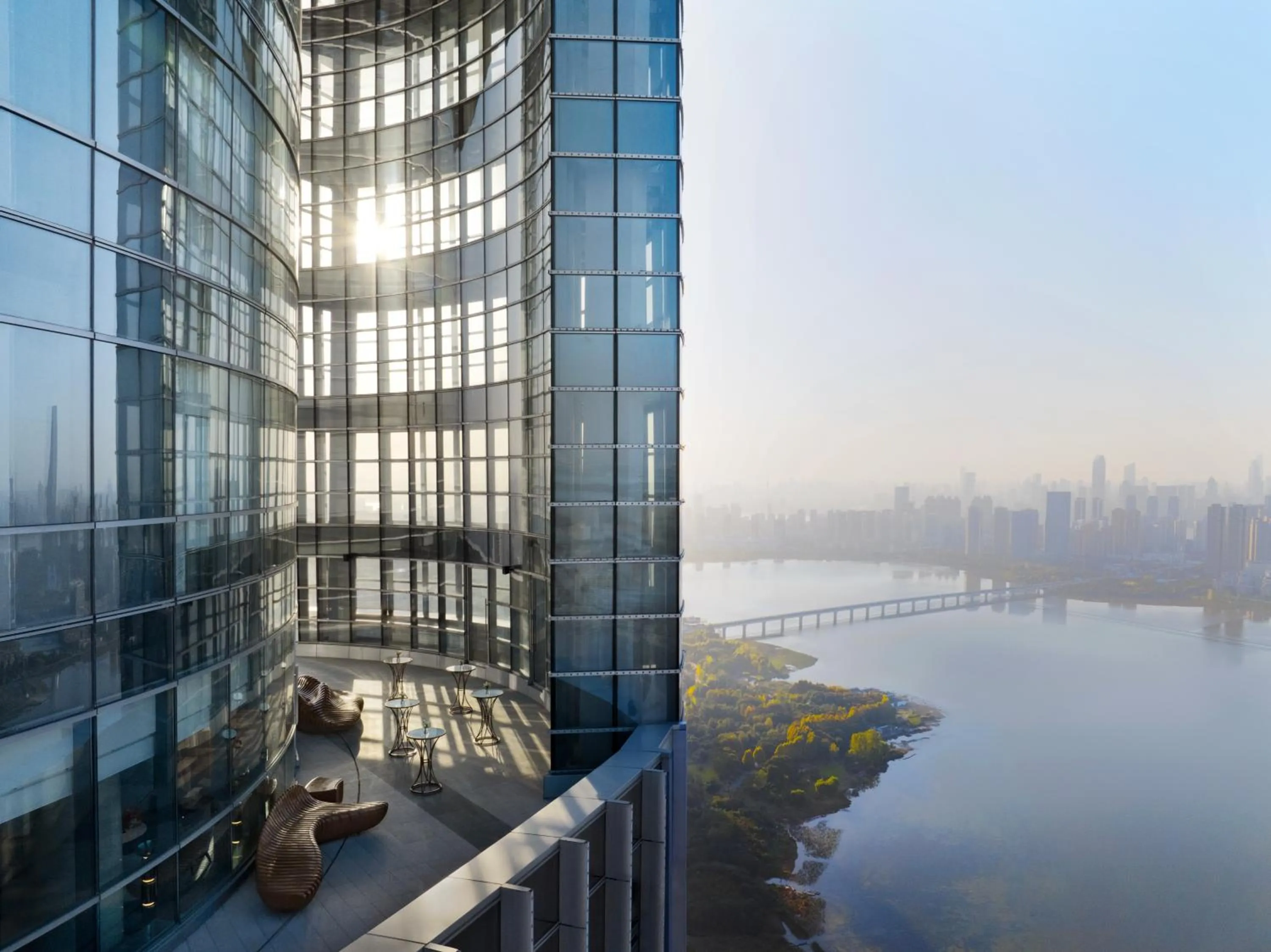 View (from property/room) in Wuhan Marriott Hotel Wuchang