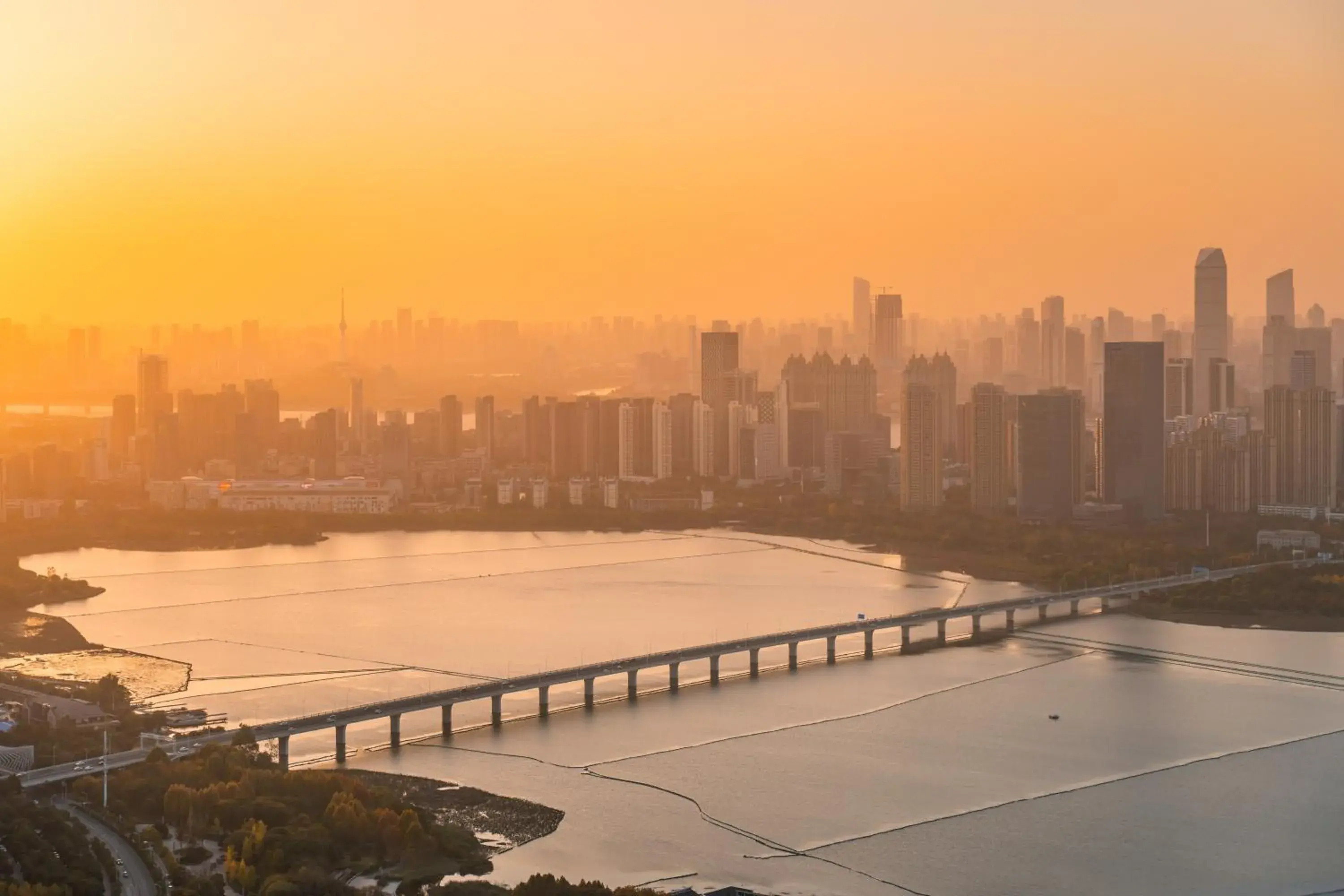 Executive Lake View Twin in Wuhan Marriott Hotel Wuchang Executive Lake View Twin in Wuhan Marriott Hotel Wuchang