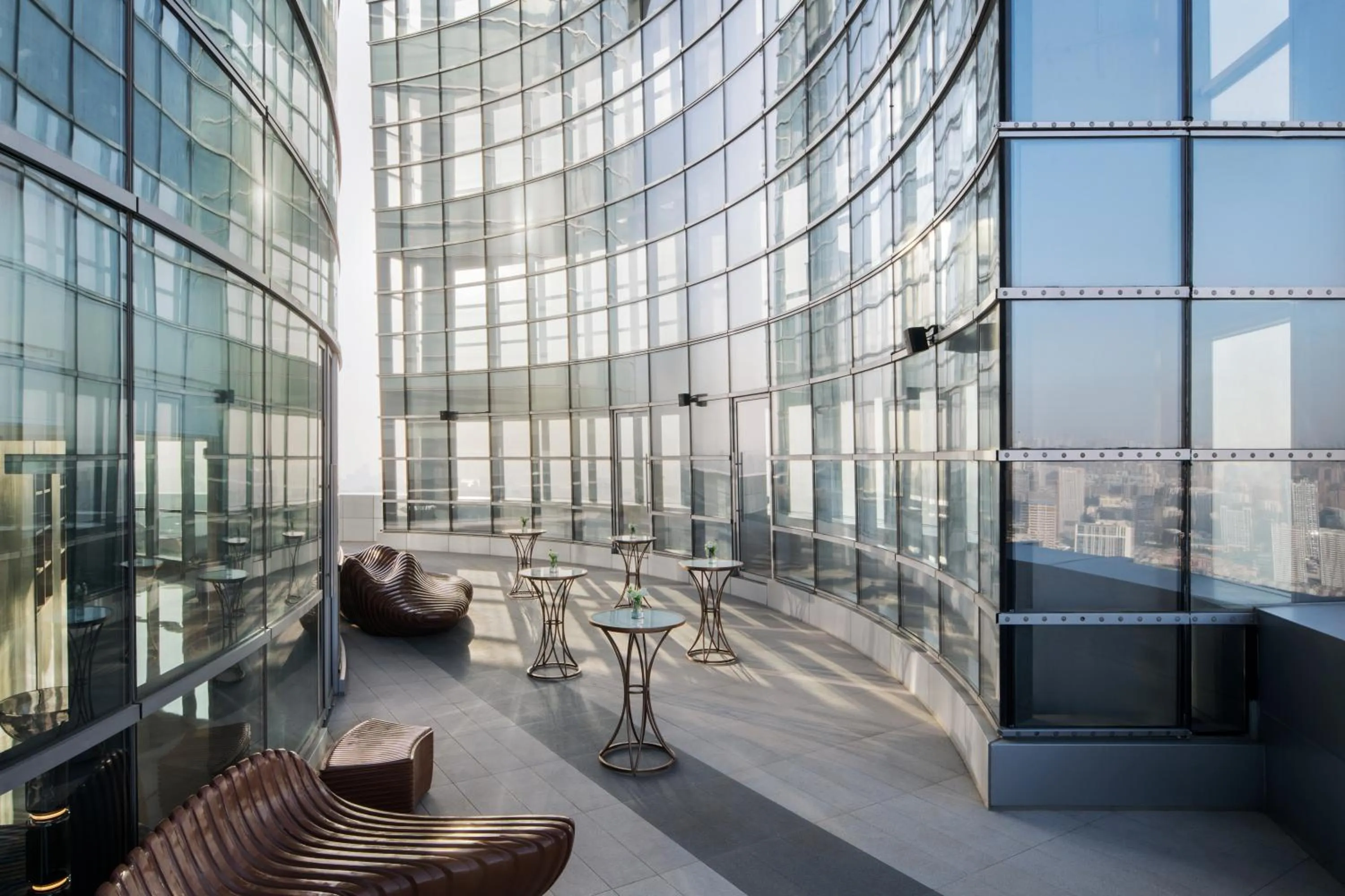 Balcony/Terrace in Wuhan Marriott Hotel Wuchang