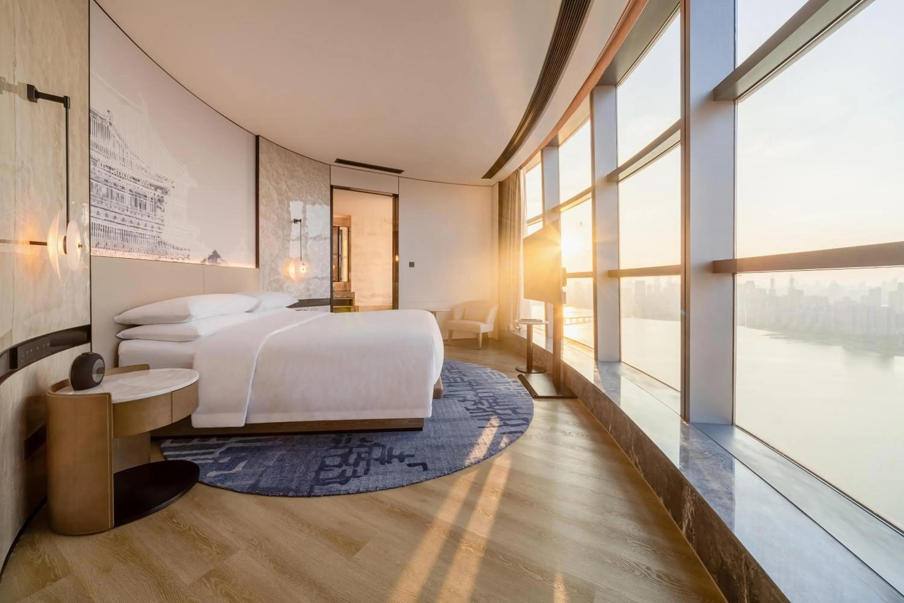 Lake view in Wuhan Marriott Hotel Wuchang