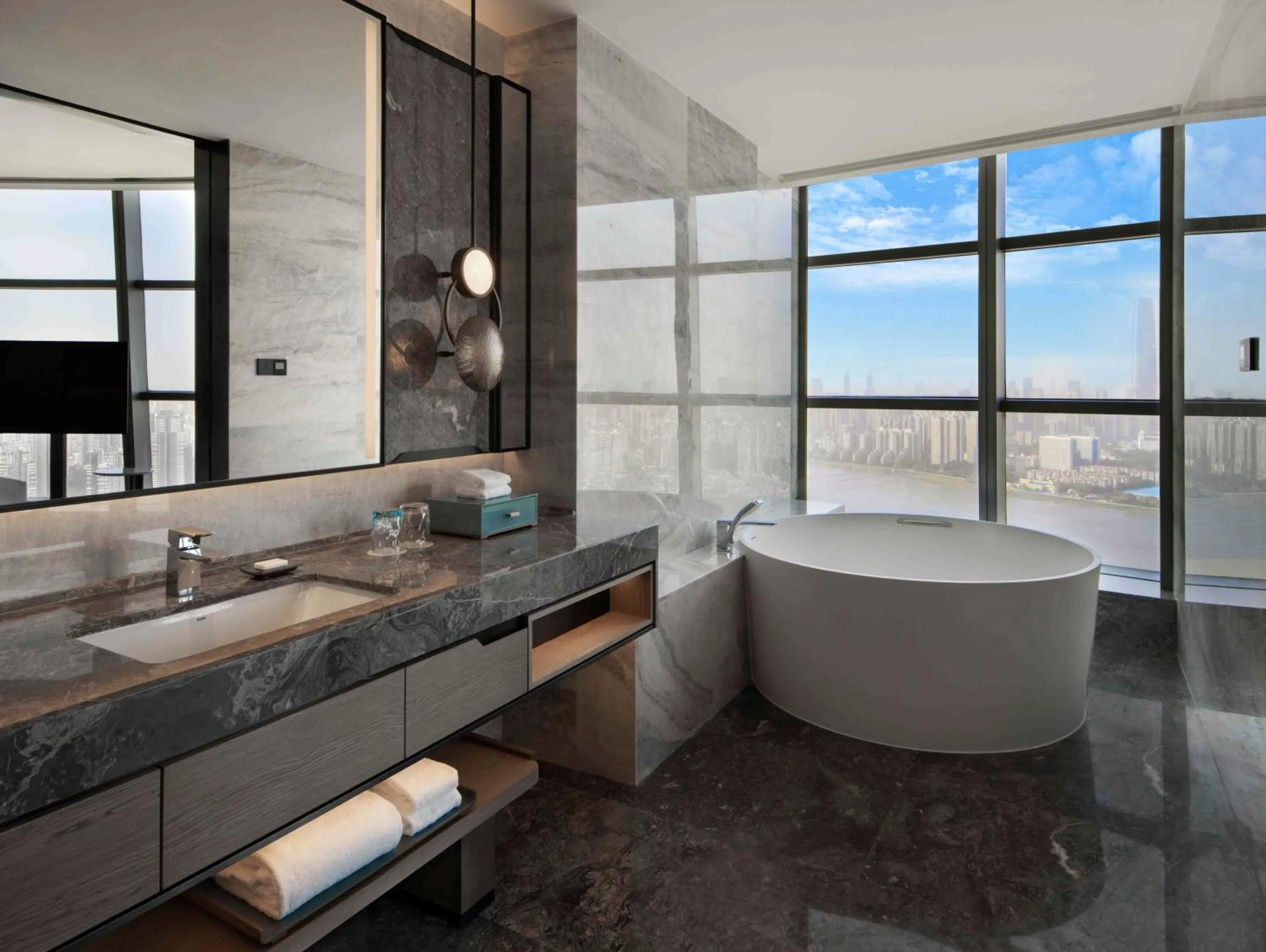 Toilet in Wuhan Marriott Hotel Wuchang