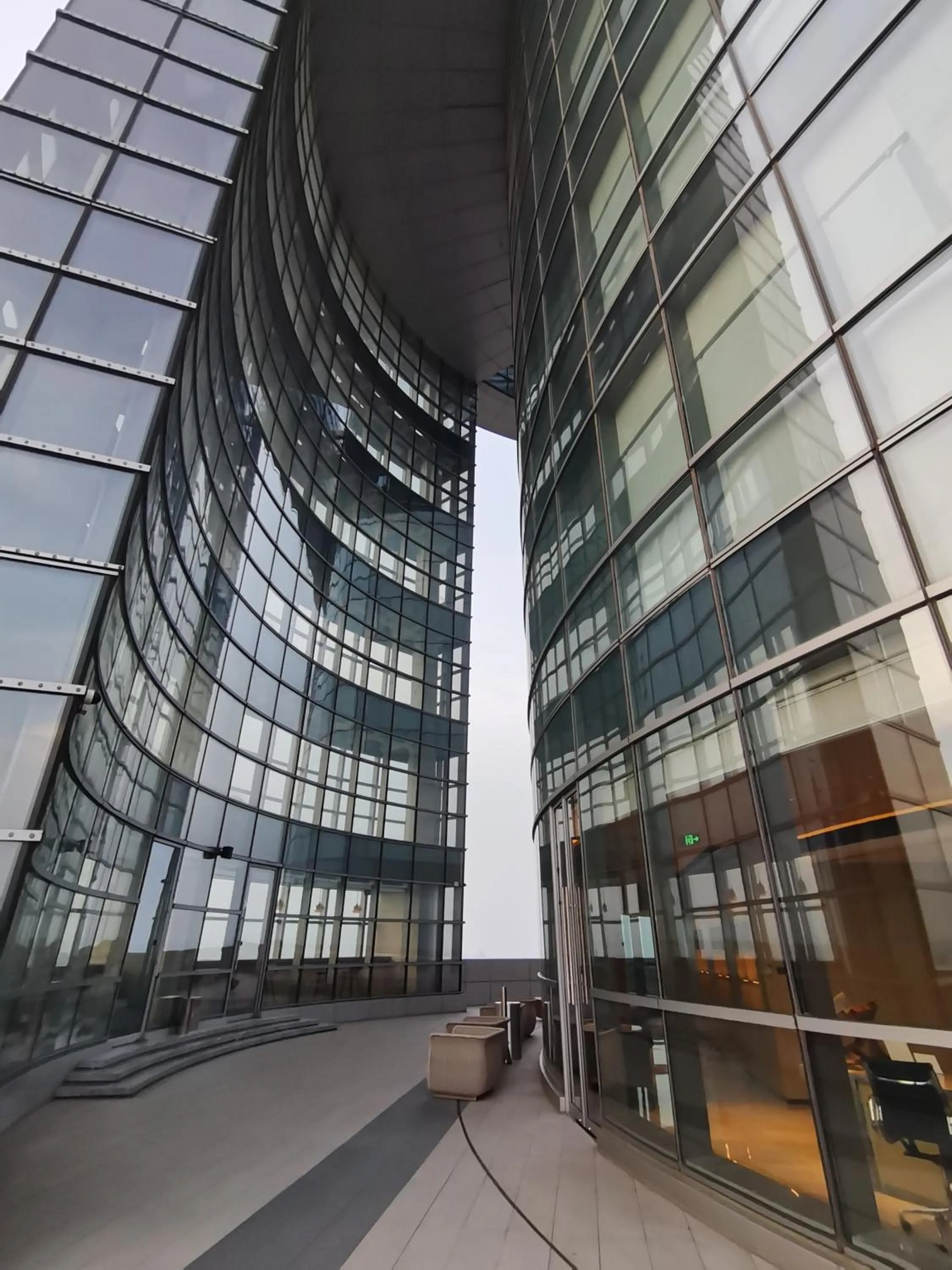 Balcony/Terrace in Wuhan Marriott Hotel Wuchang