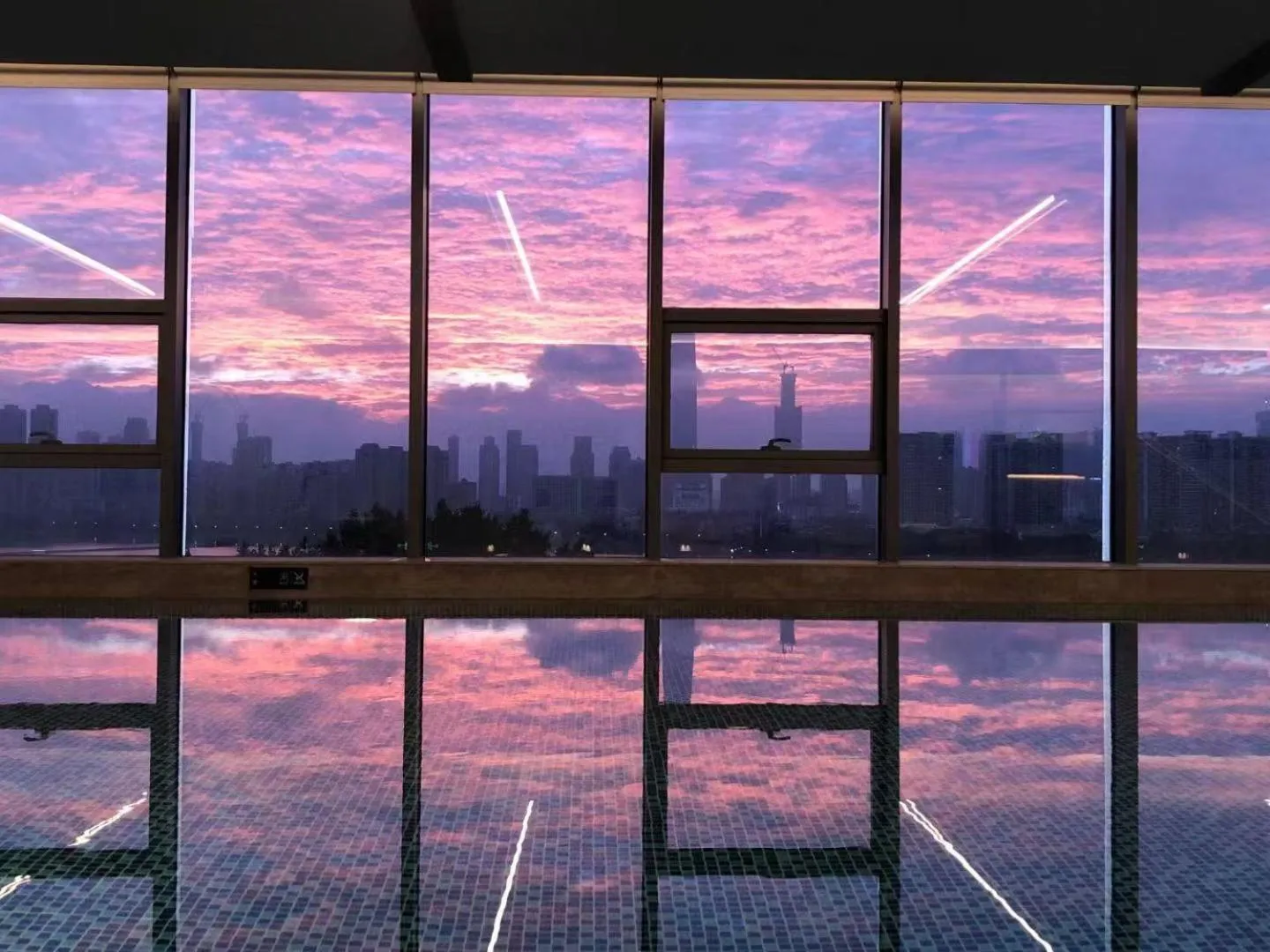 Swimming pool in Wuhan Marriott Hotel Wuchang