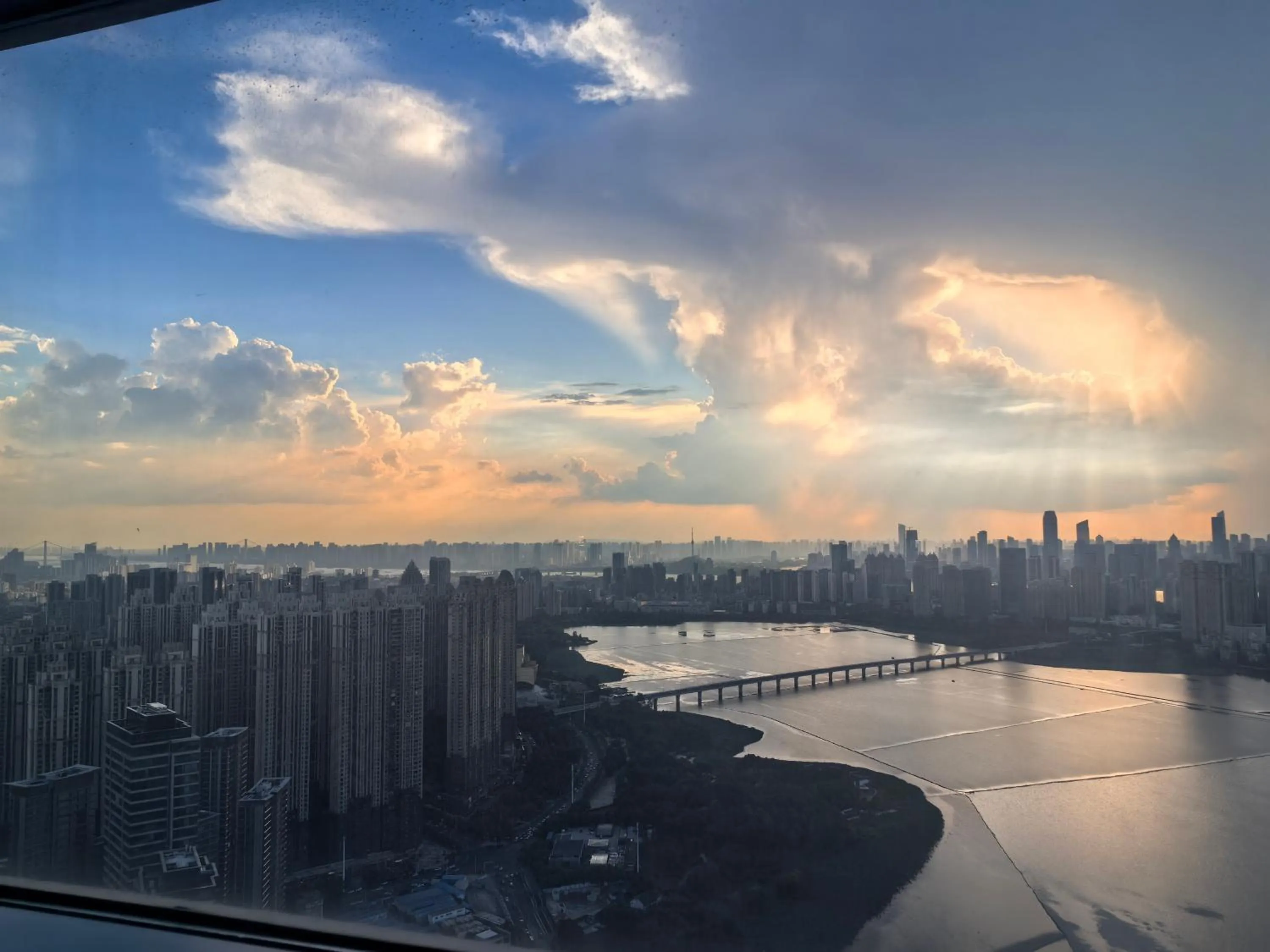 Balcony/Terrace in Wuhan Marriott Hotel Wuchang