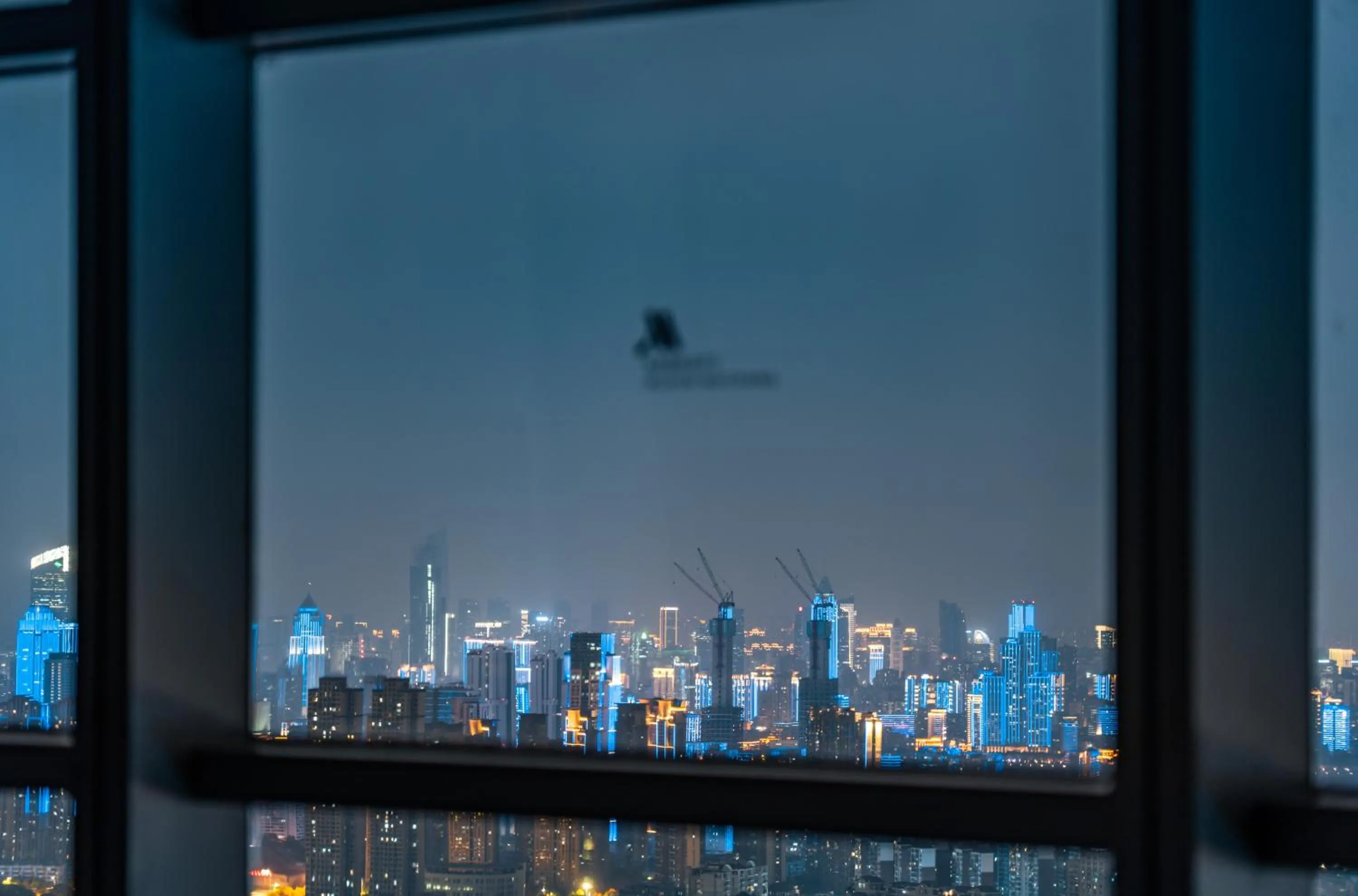 Night in Wuhan Marriott Hotel Wuchang