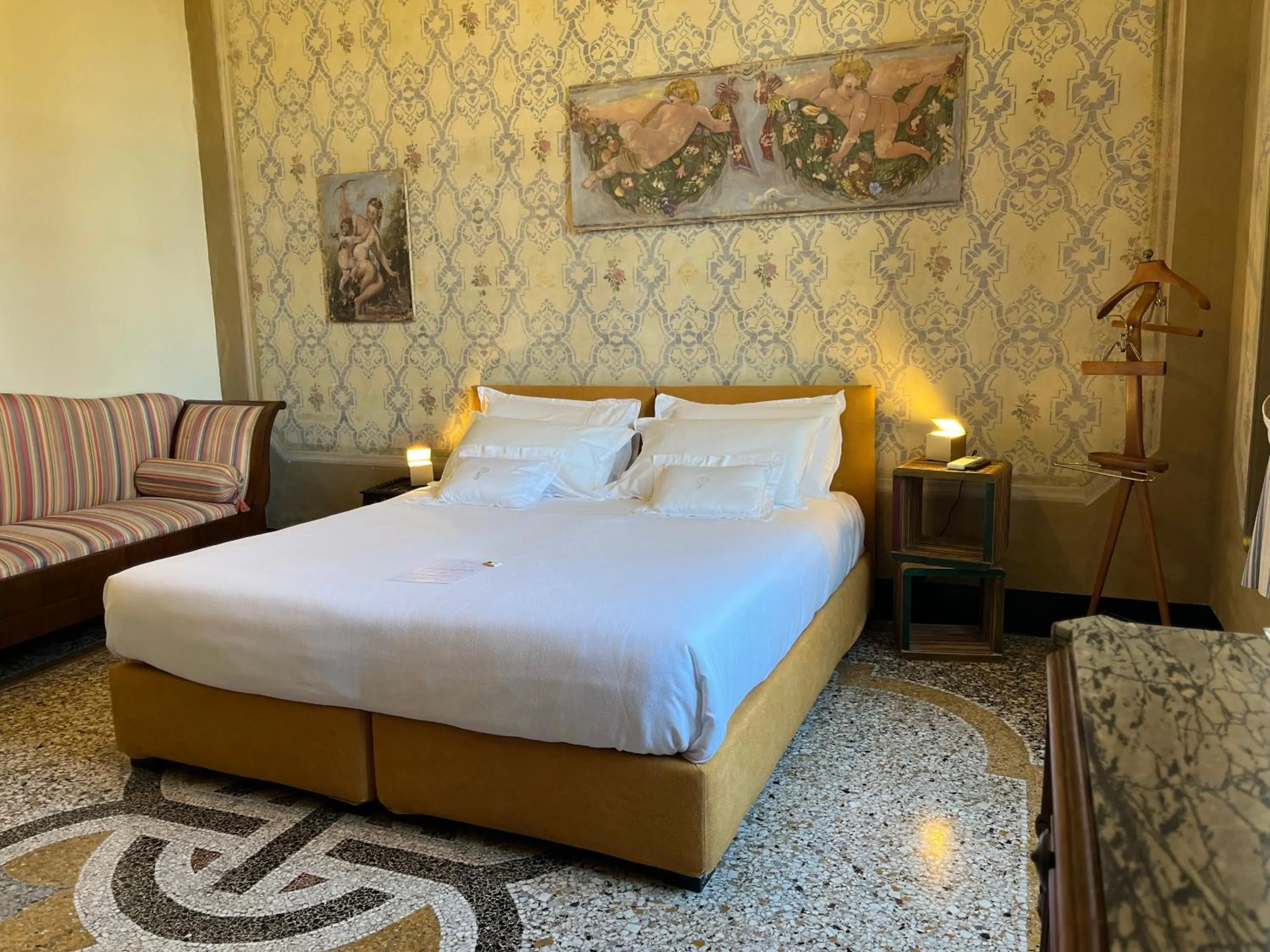 Bedroom, Bed in Villa Gelsomino Exclusive House Adult Only