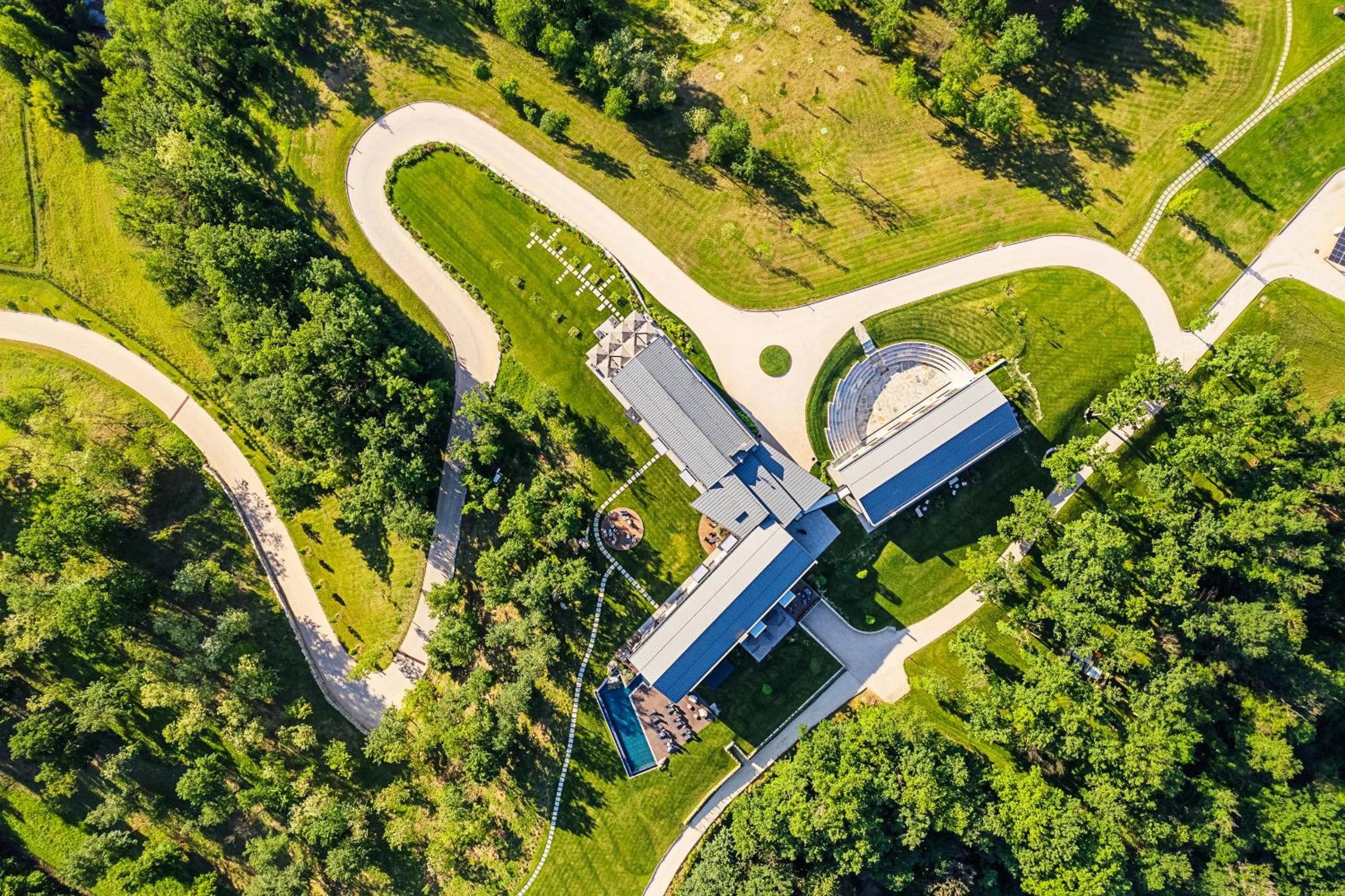 Bird's eye view in Le Cattedrali Relais by Laqua Collection