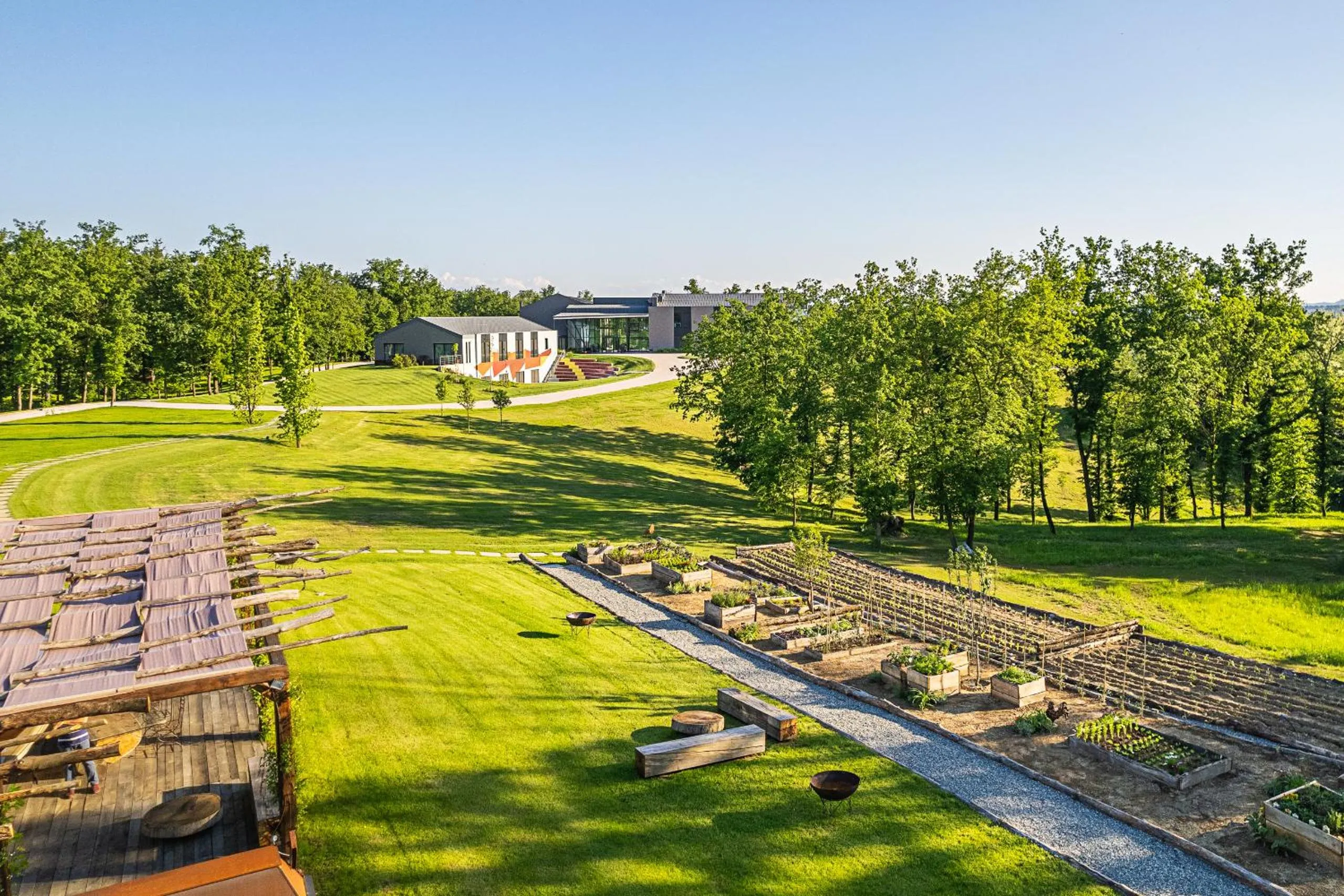 Bird's eye view in Le Cattedrali Relais by Laqua Collection