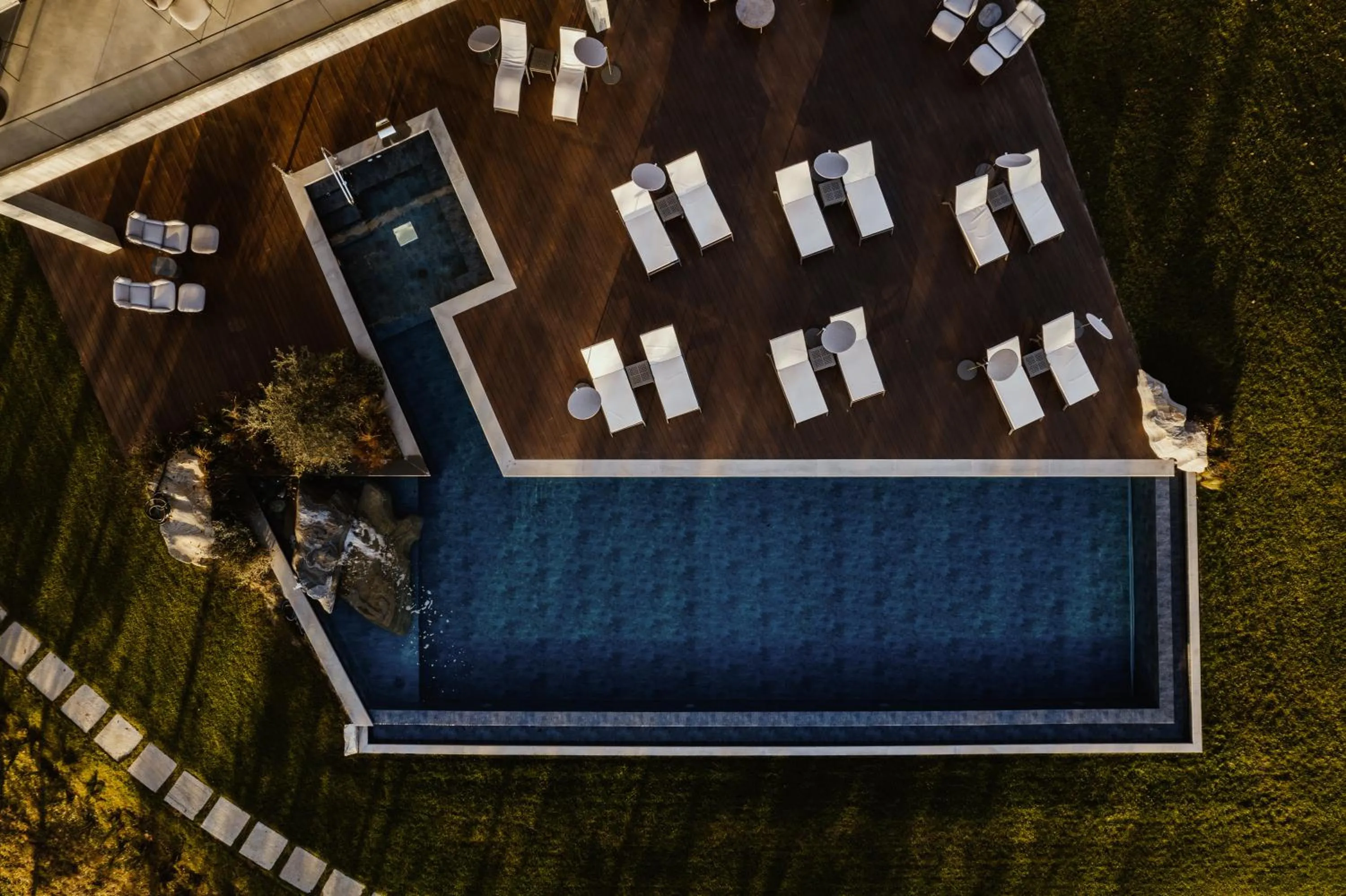 Swimming pool in Le Cattedrali Relais by Laqua Collection