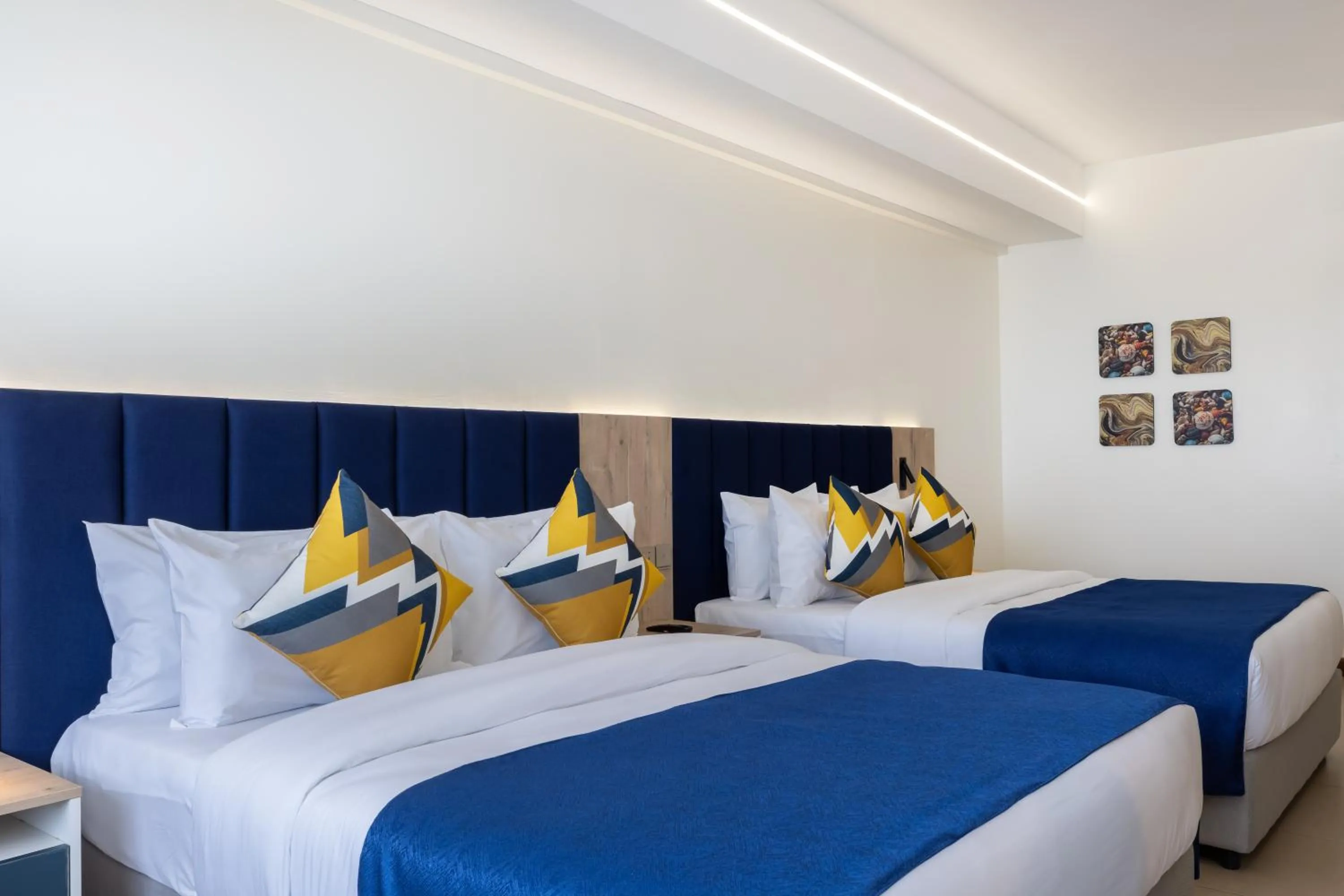 Bed in Premium Inn Mombasa City