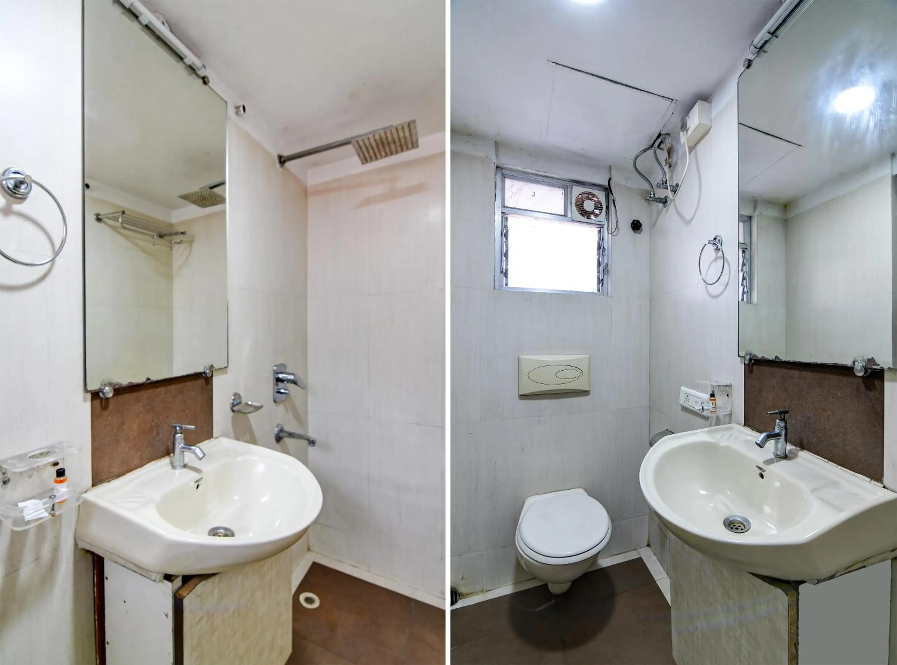 Shower in Hotel Q Inn