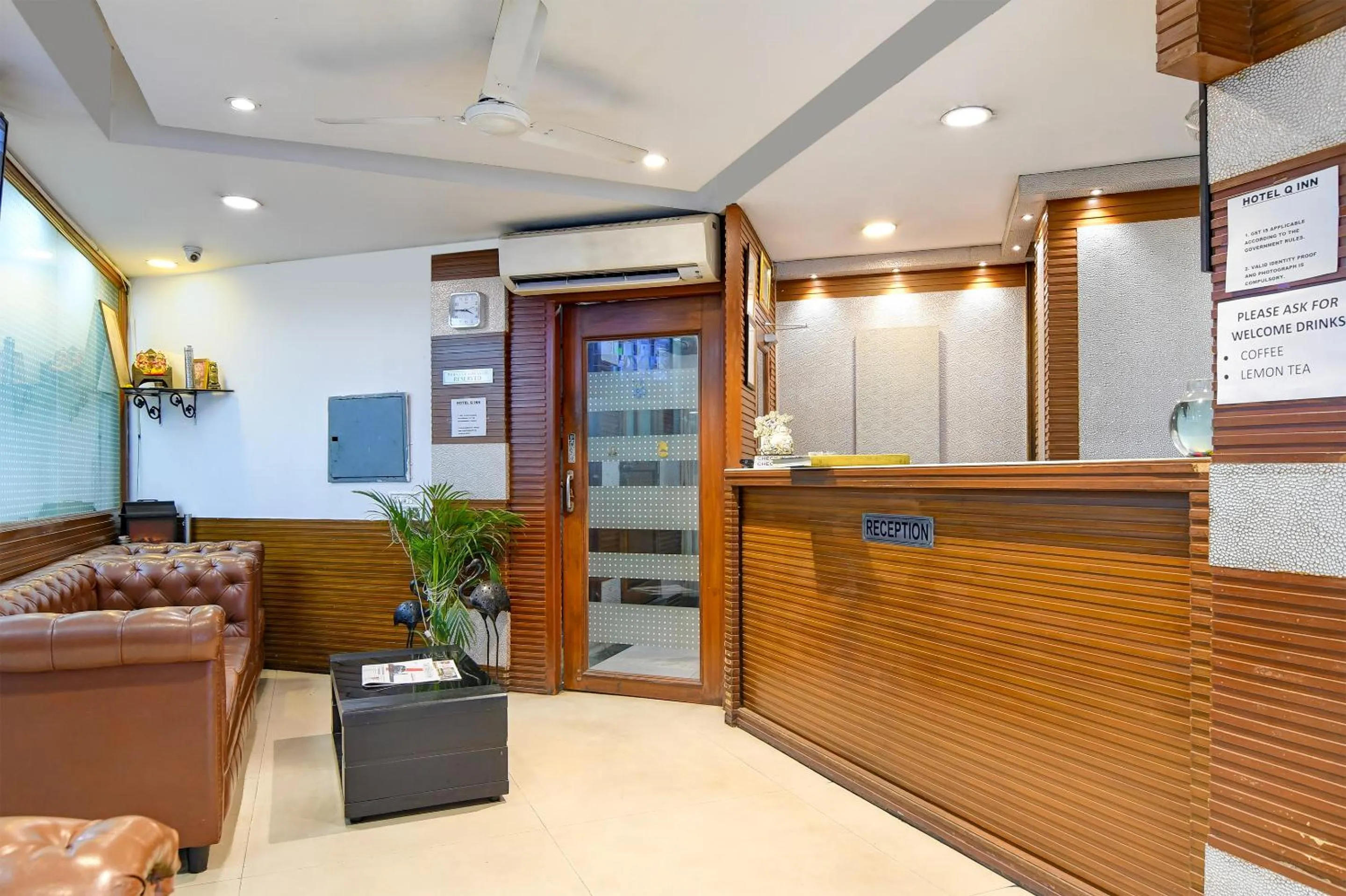 Lobby or reception in Hotel Q Inn