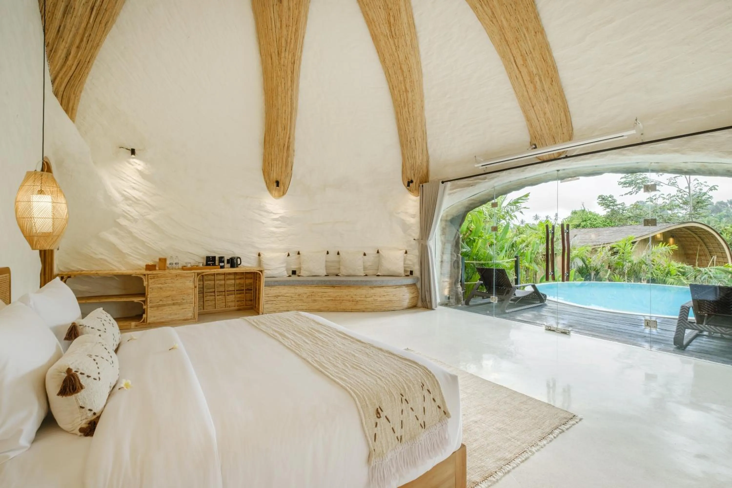 Bedroom, Bed in Jungleight Bali