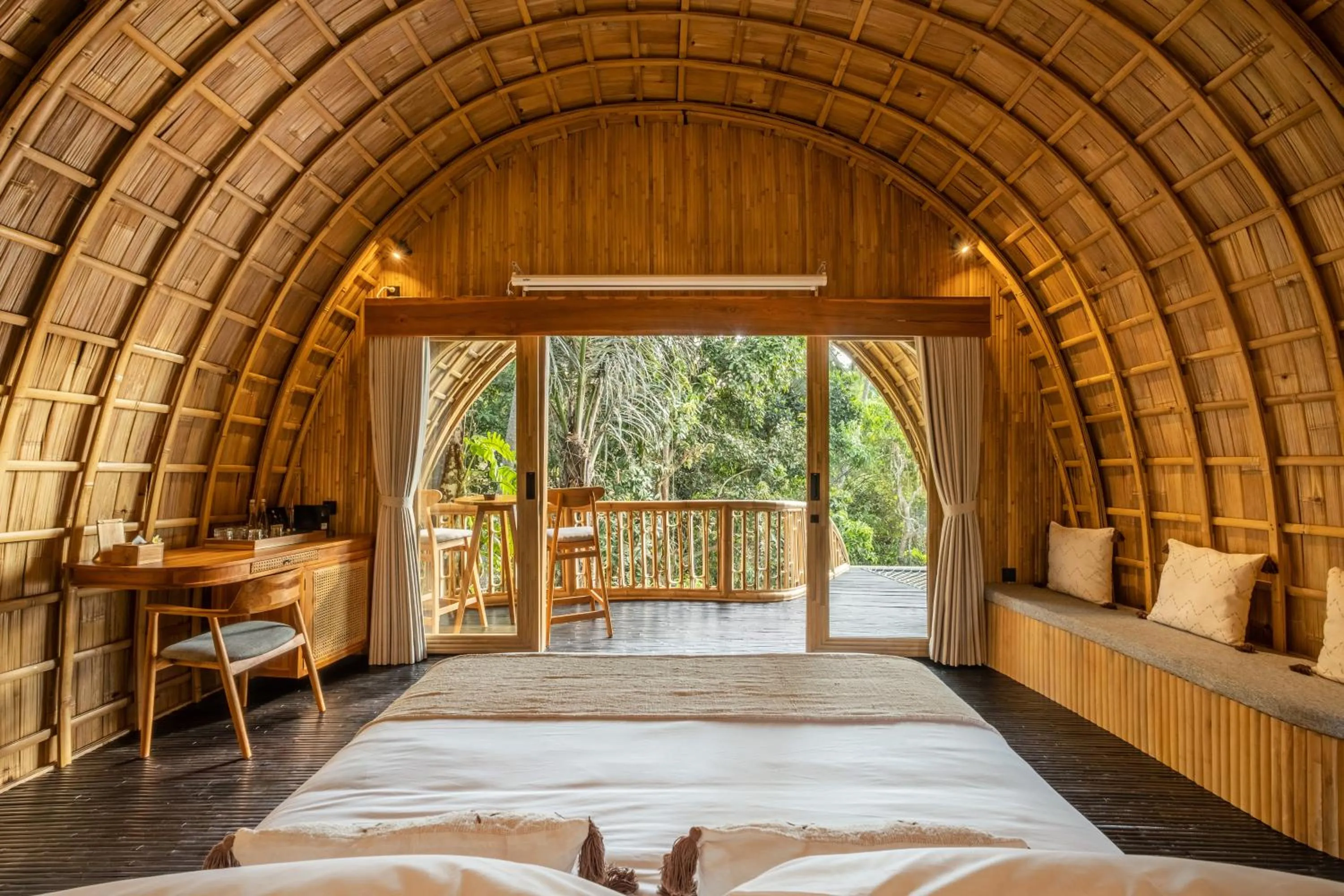 Property building, Bed in Jungleight Bali