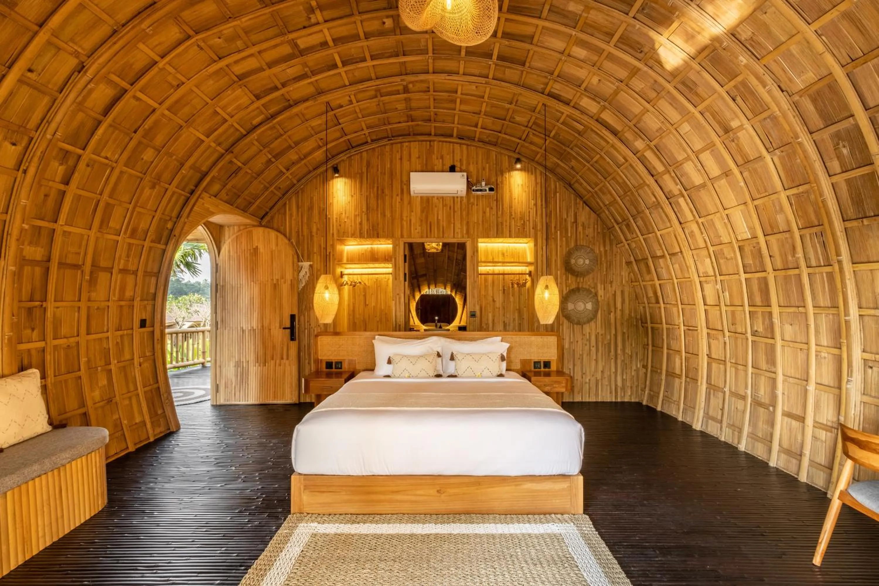 Property building, Bed in Jungleight Bali