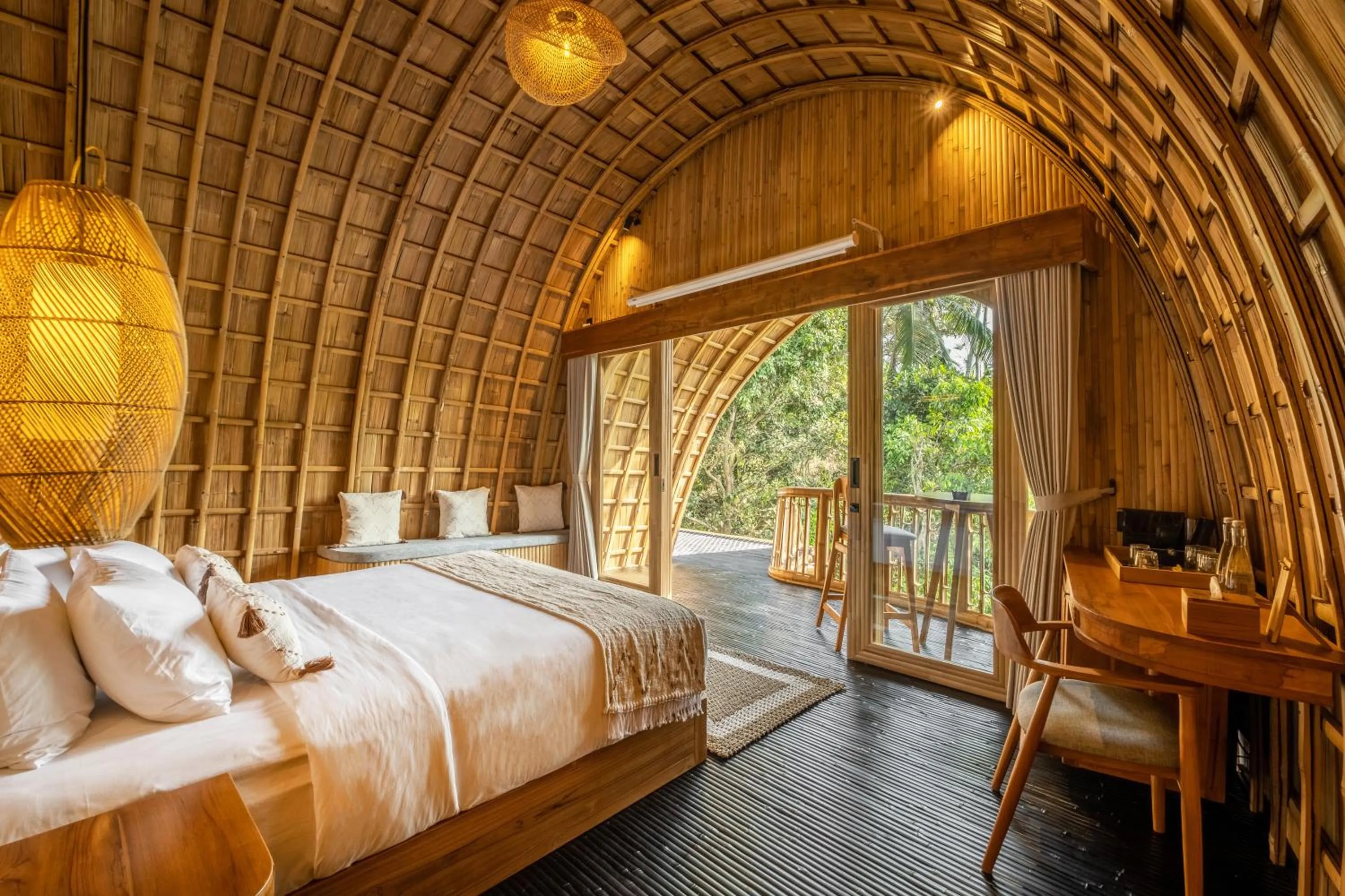 Property building, Bed in Jungleight Bali