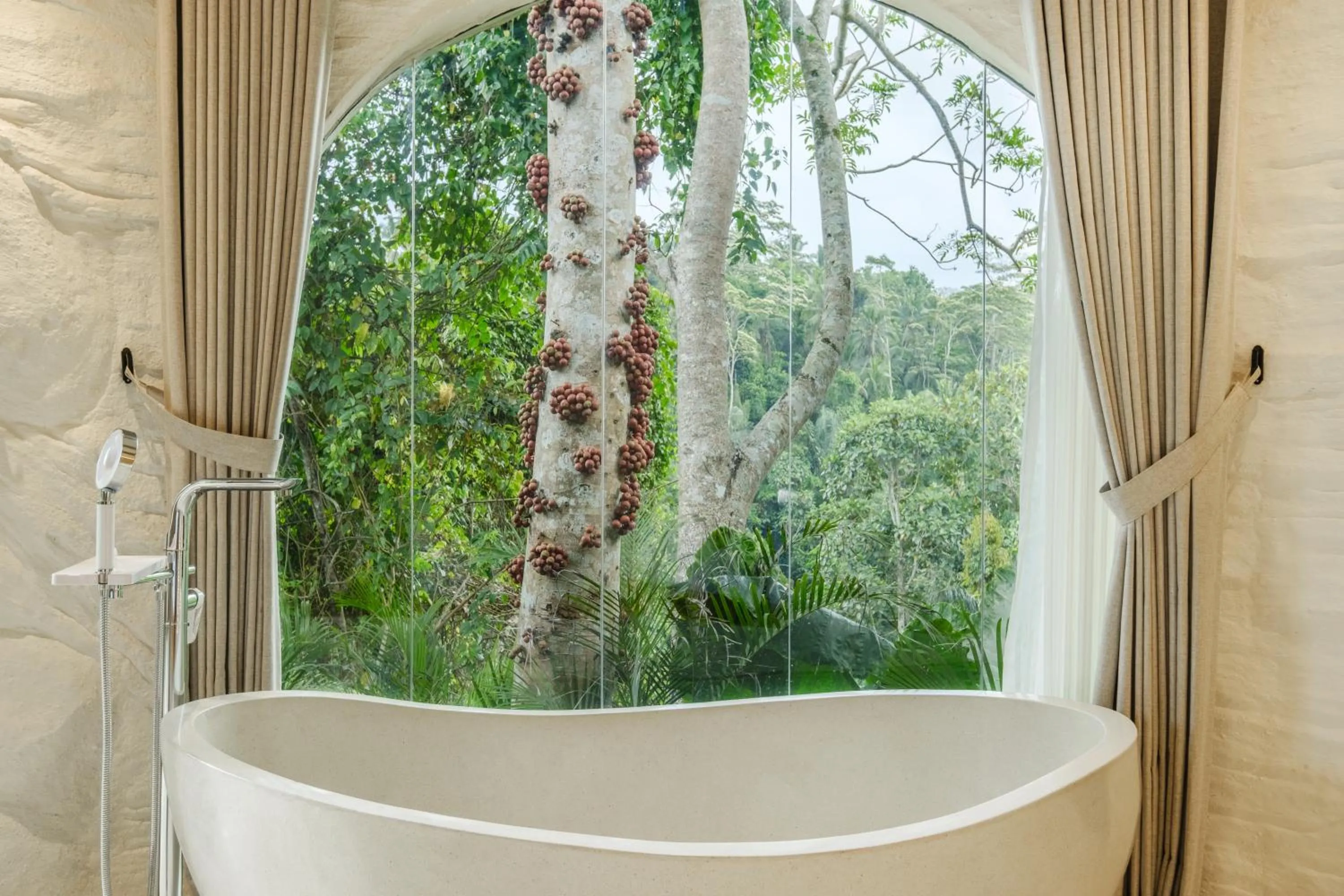 Garden view in Jungleight Bali