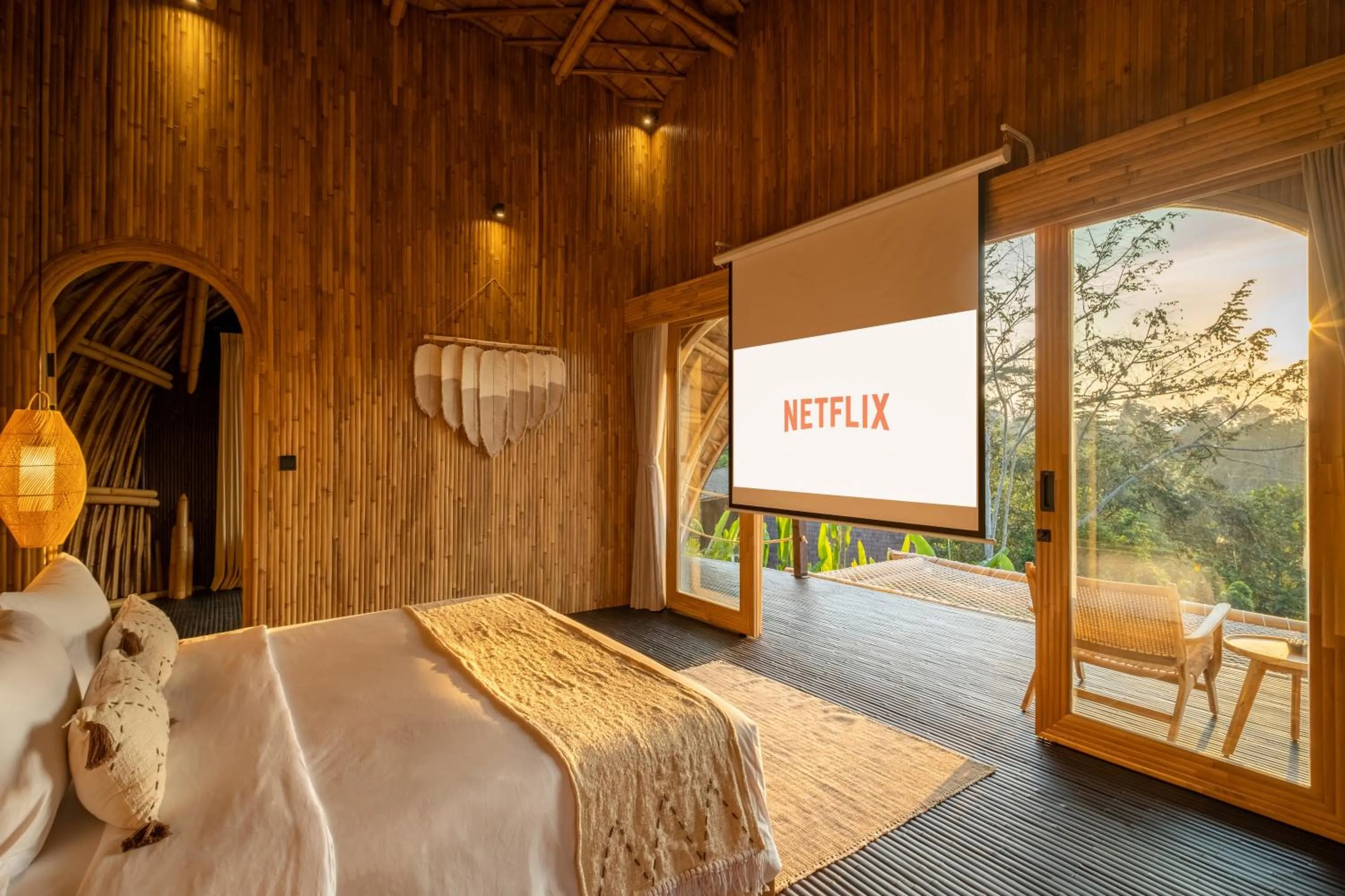 Property building, Bed in Jungleight Bali