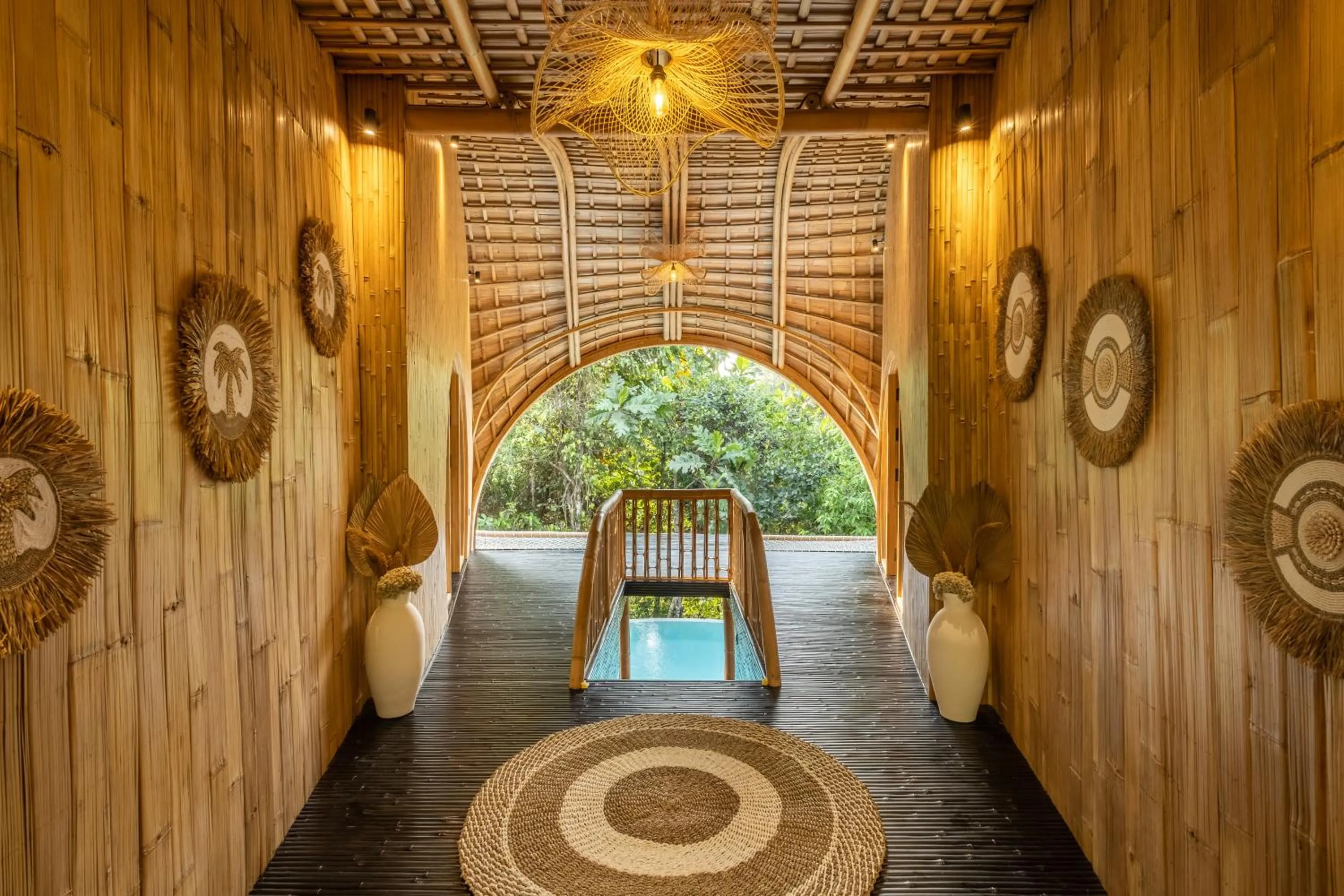 Pool view in Jungleight Bali