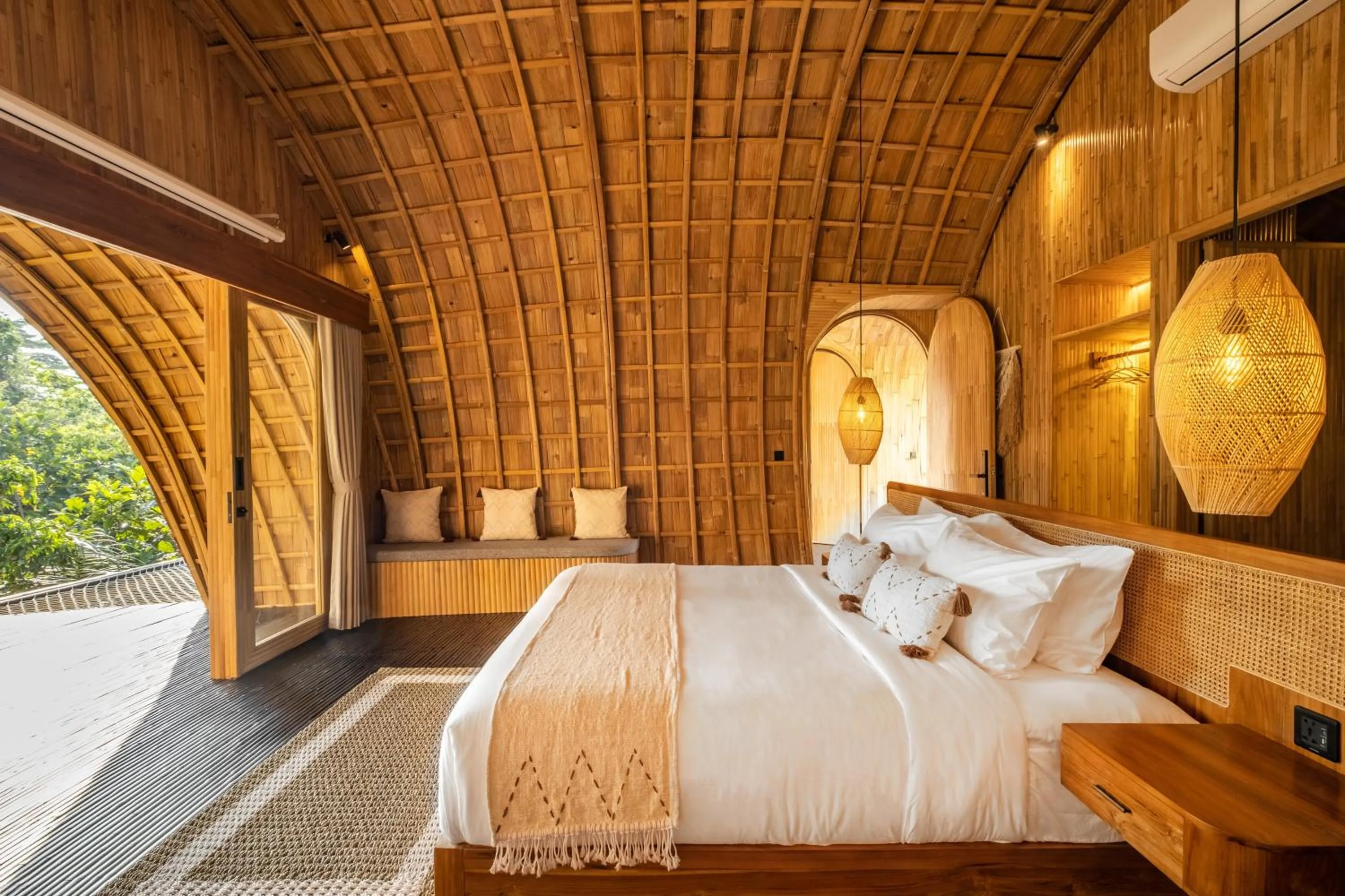 Property building, Bed in Jungleight Bali