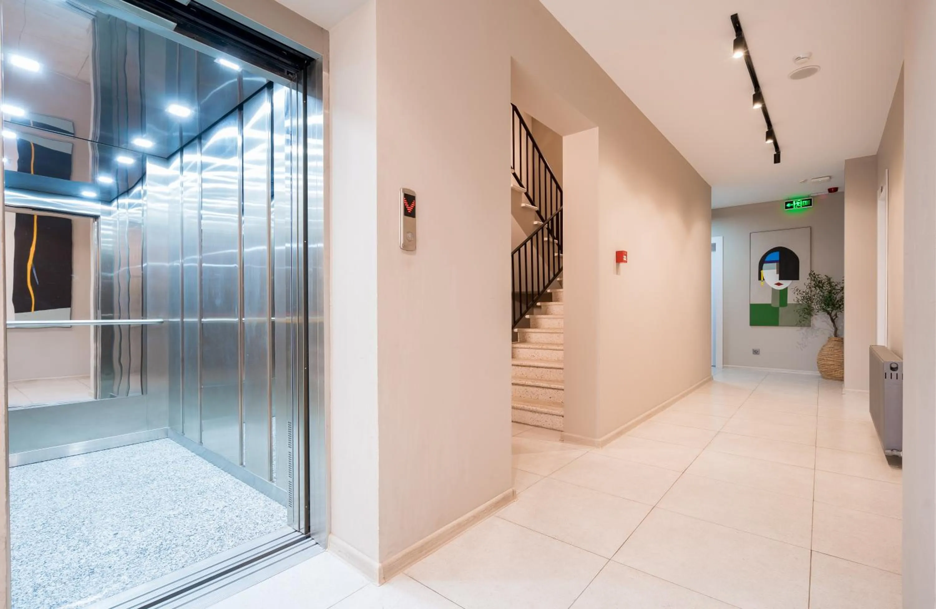 elevator in Doors Boutique Hotel