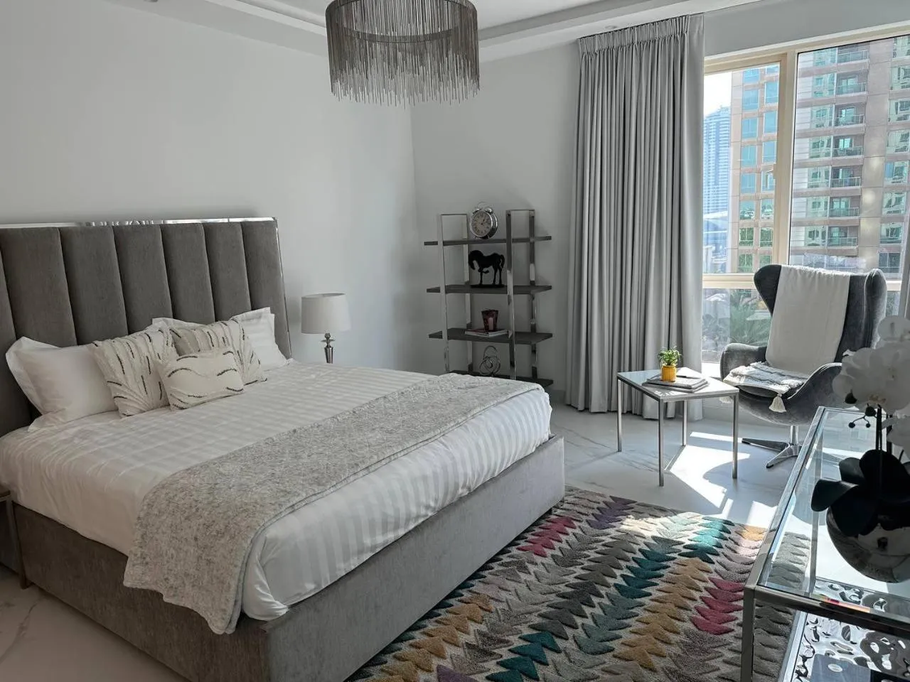 Bed in Al Mesk Tower - Dubai Marina by Golden Casa