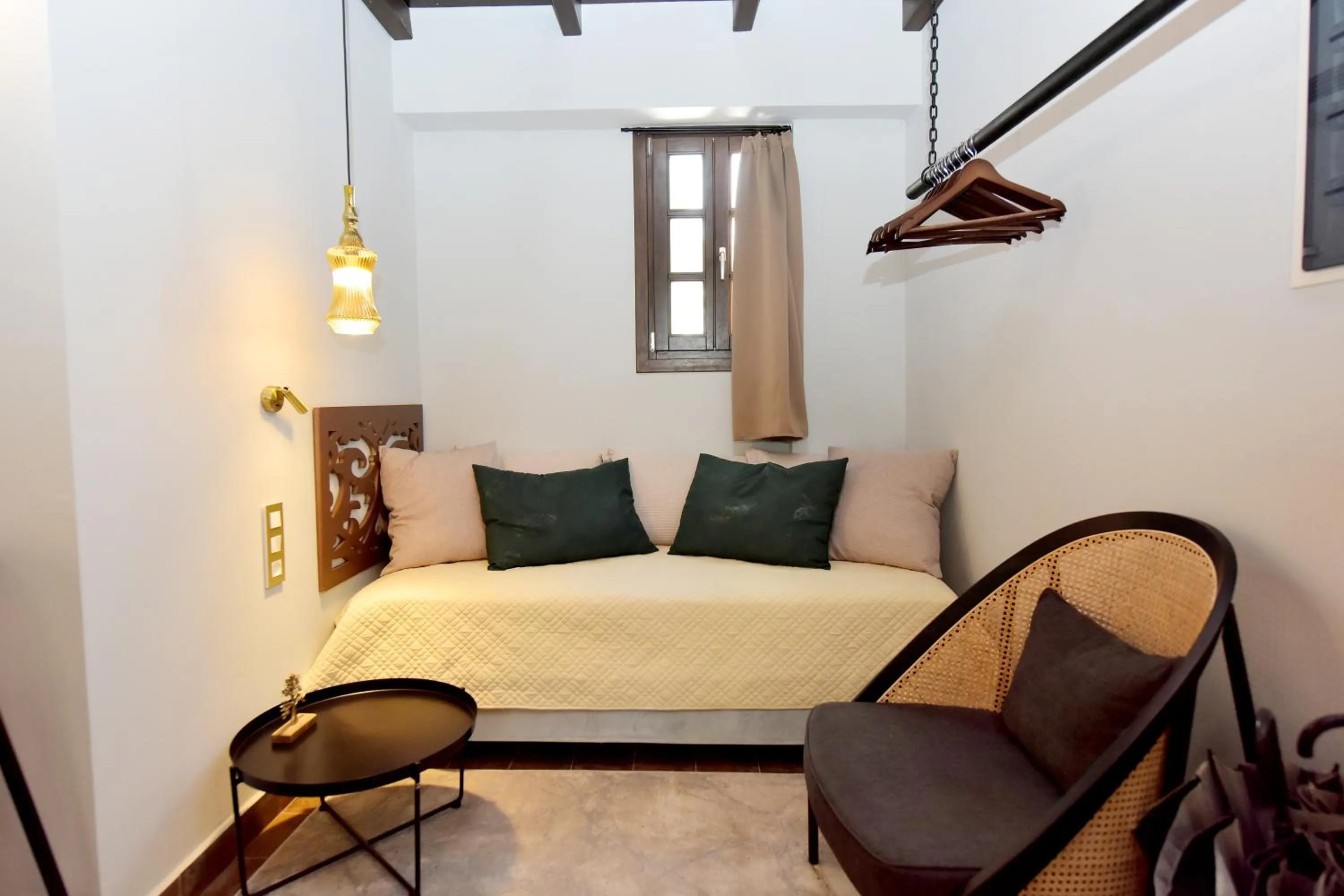 Living room in Elaia-Fos