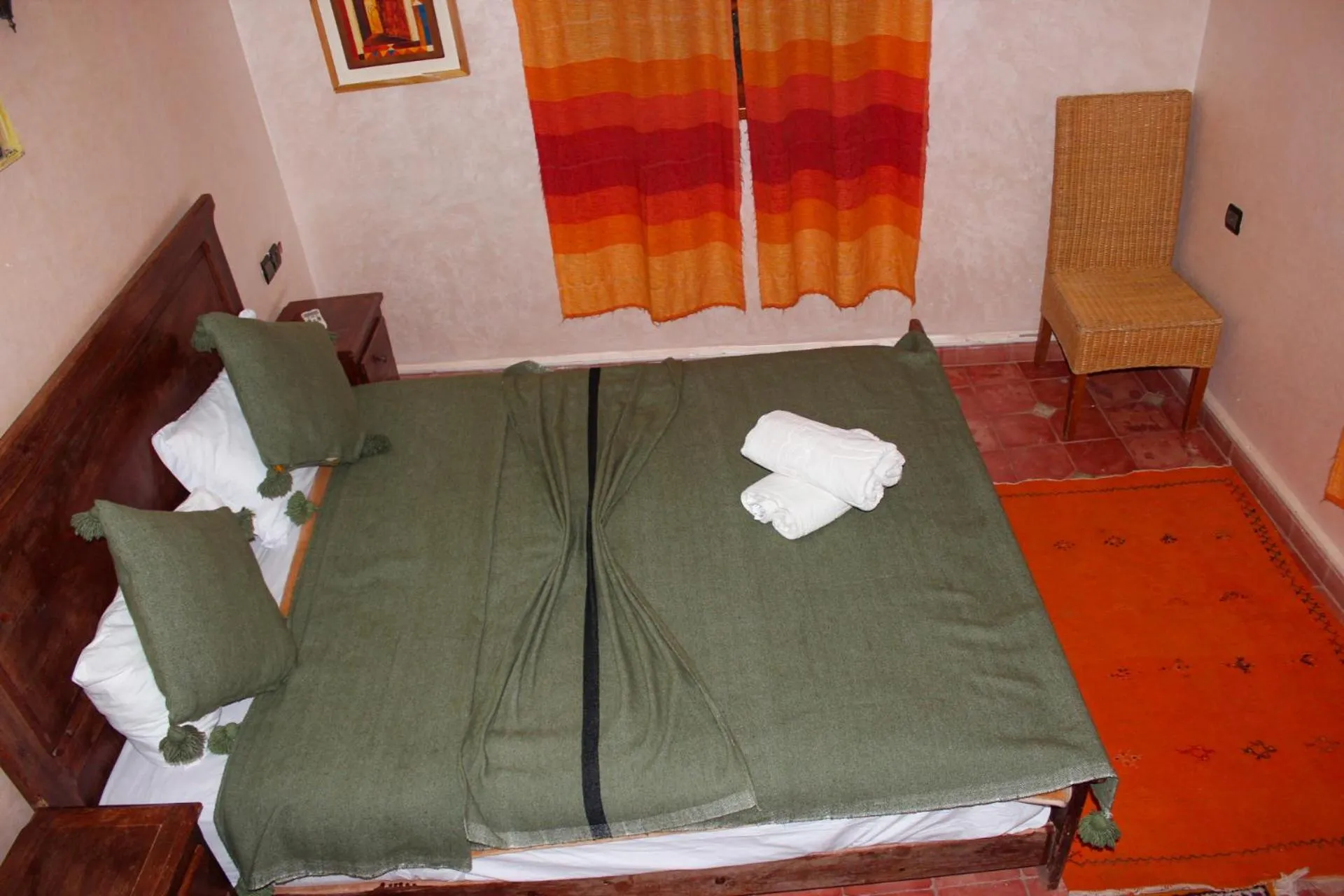 Bed in Riad Soleil du Monde