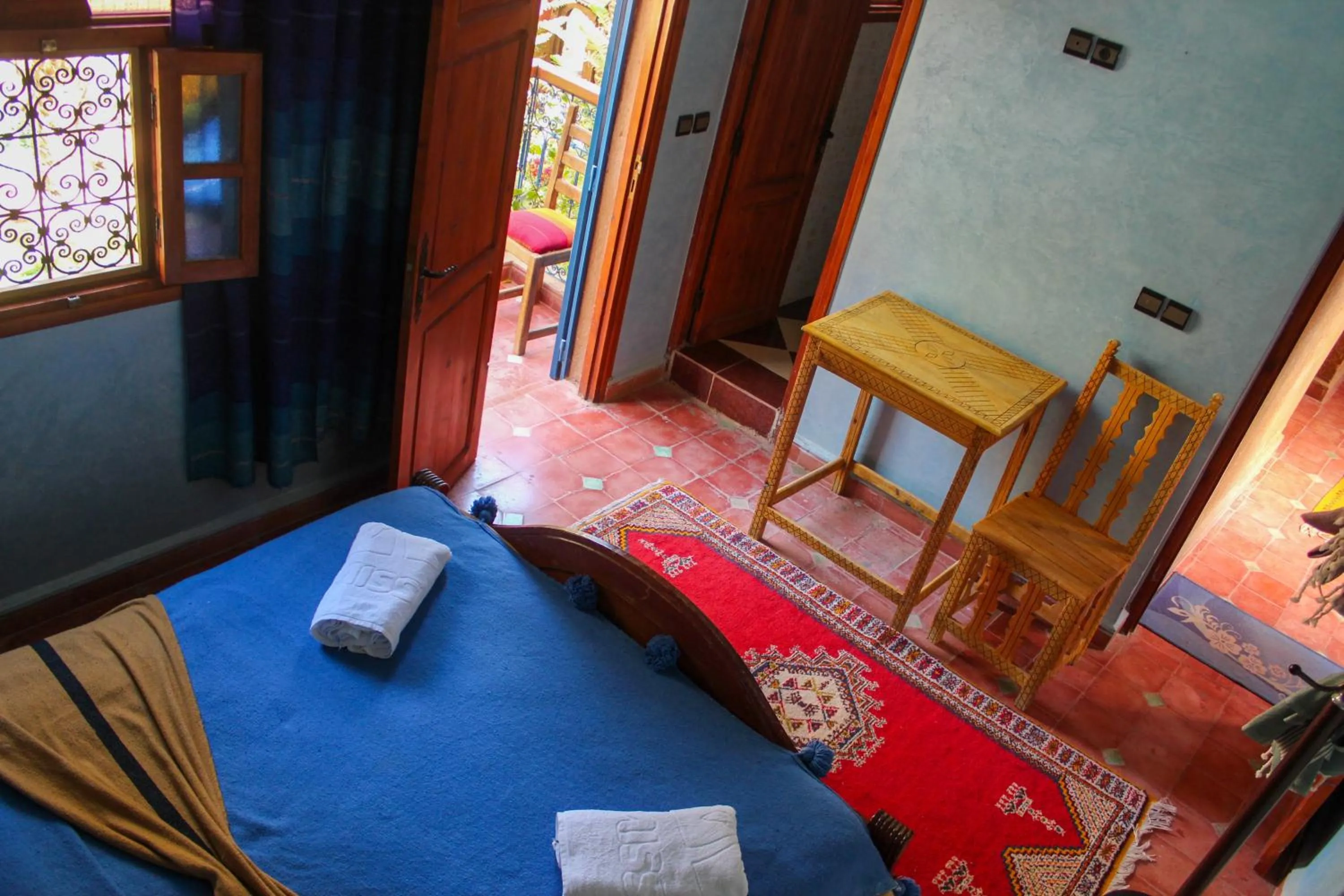 Bedroom in Riad Soleil du Monde