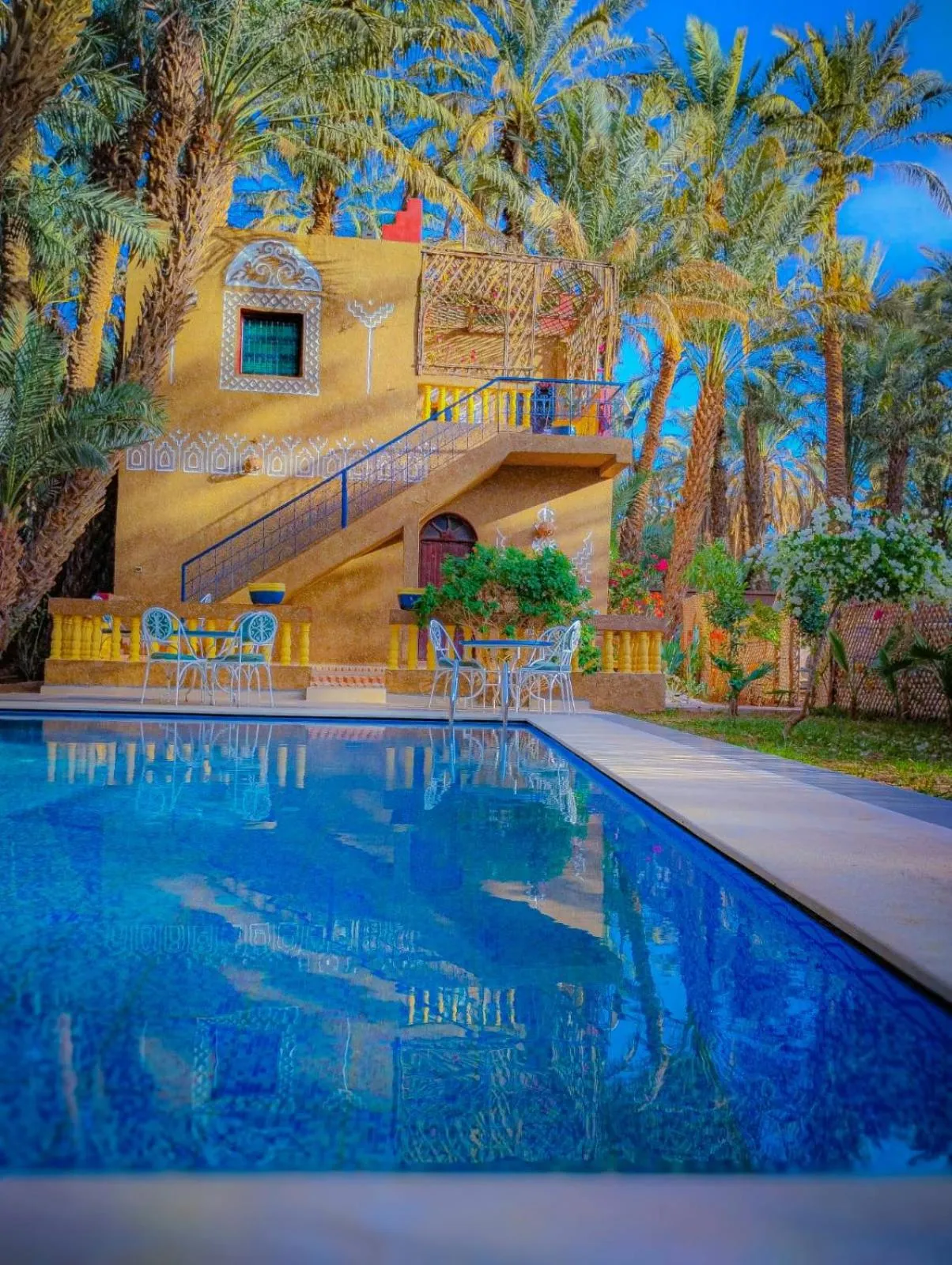 Garden view in Riad Soleil du Monde