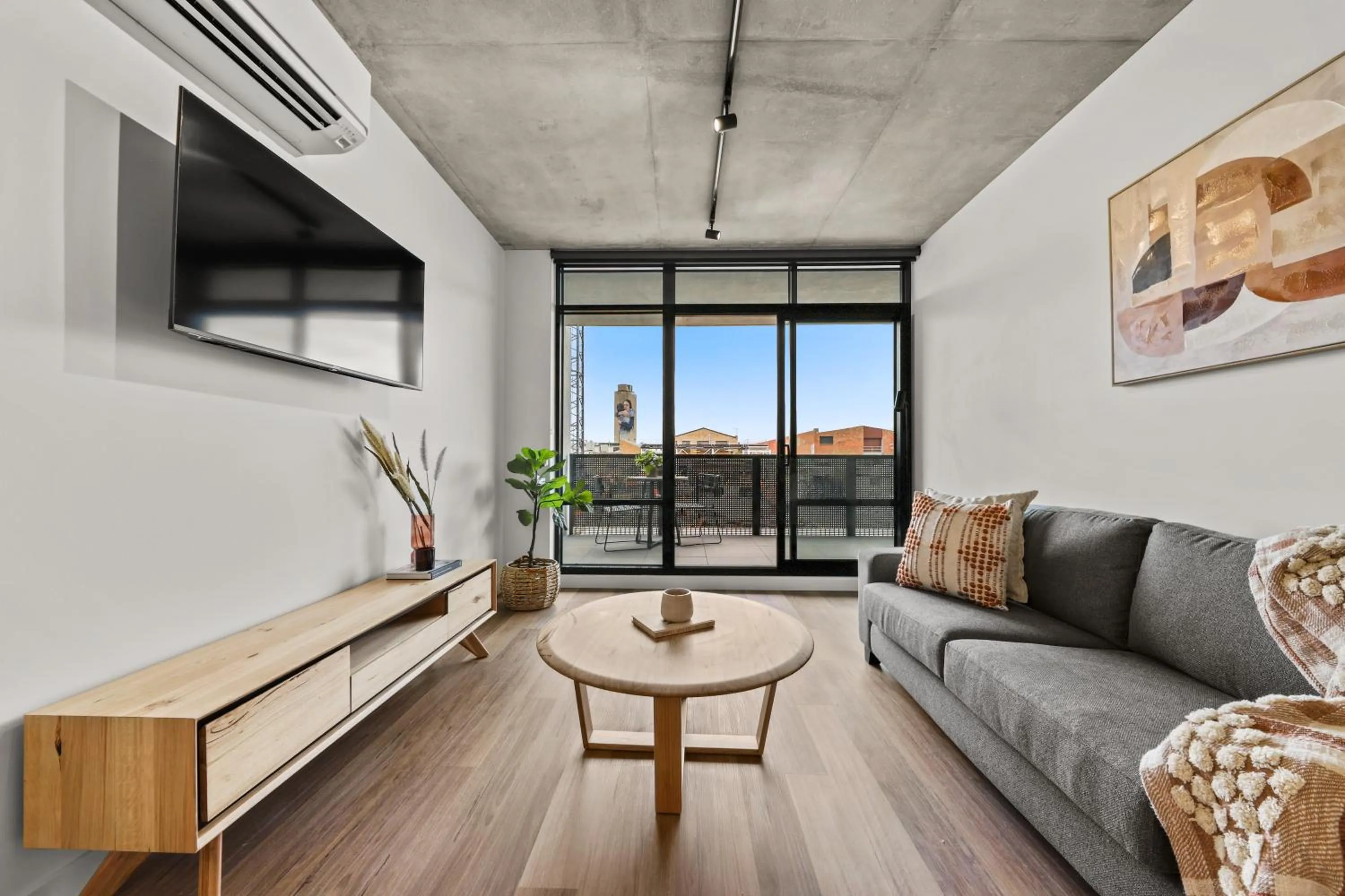 Living room in Rambla at Solarino House