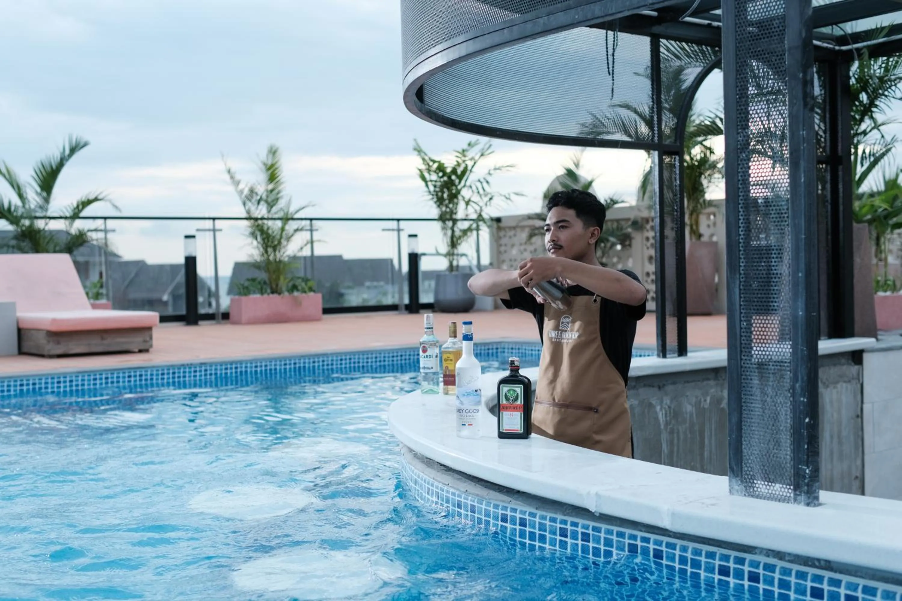 Lounge or bar in Aster Apartment Bali