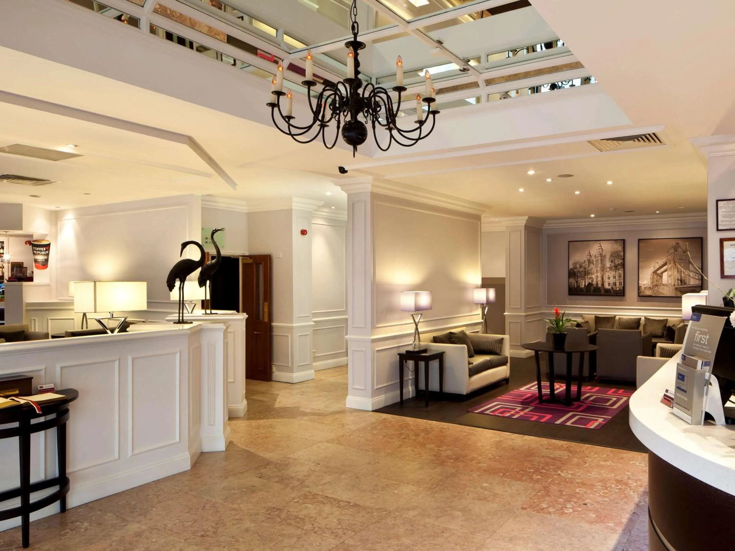 Property building in Mercure London Kensington Hotel