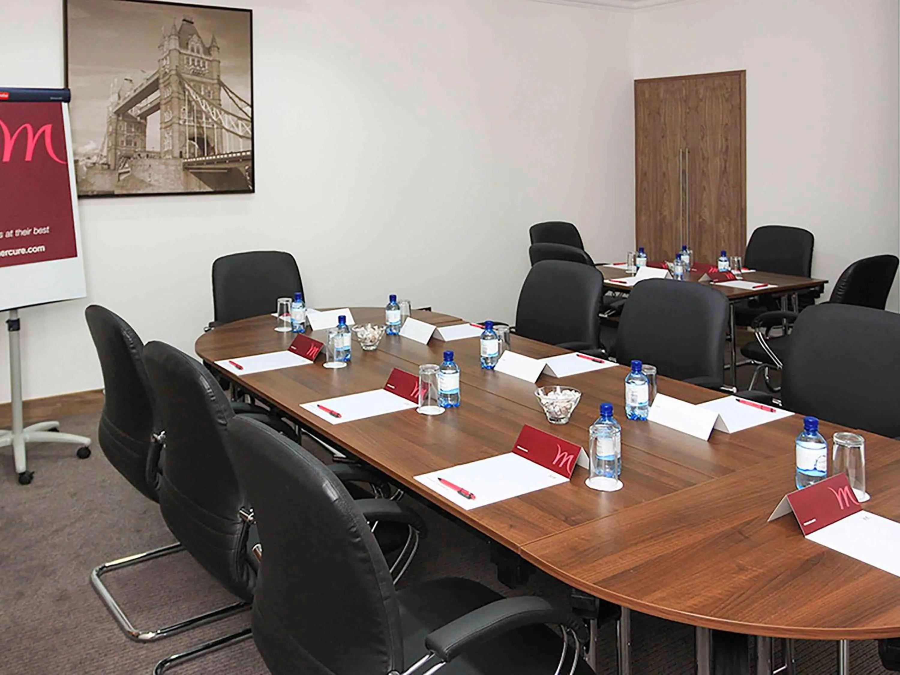 On site in Mercure London Kensington Hotel