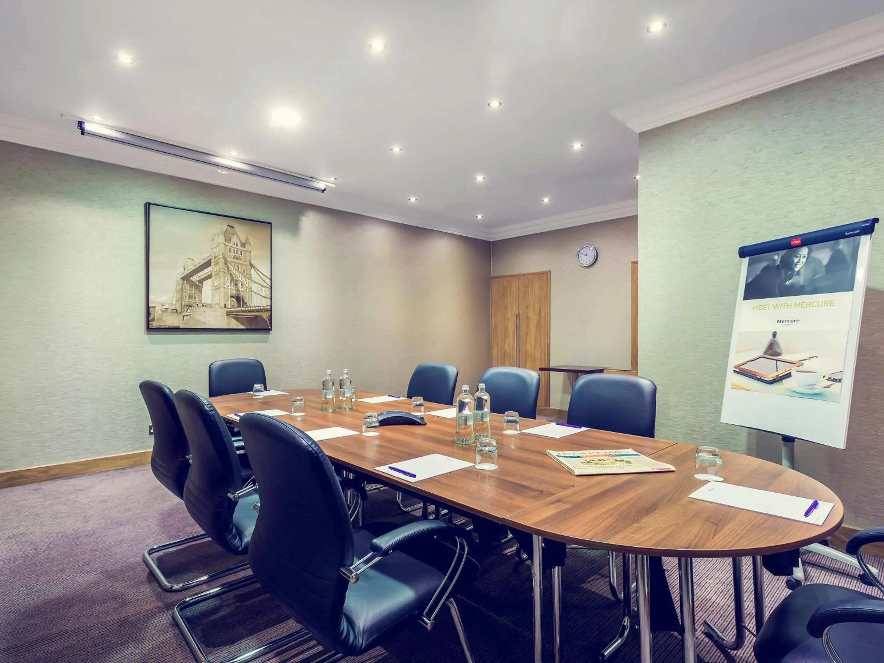 On site in Mercure London Kensington Hotel