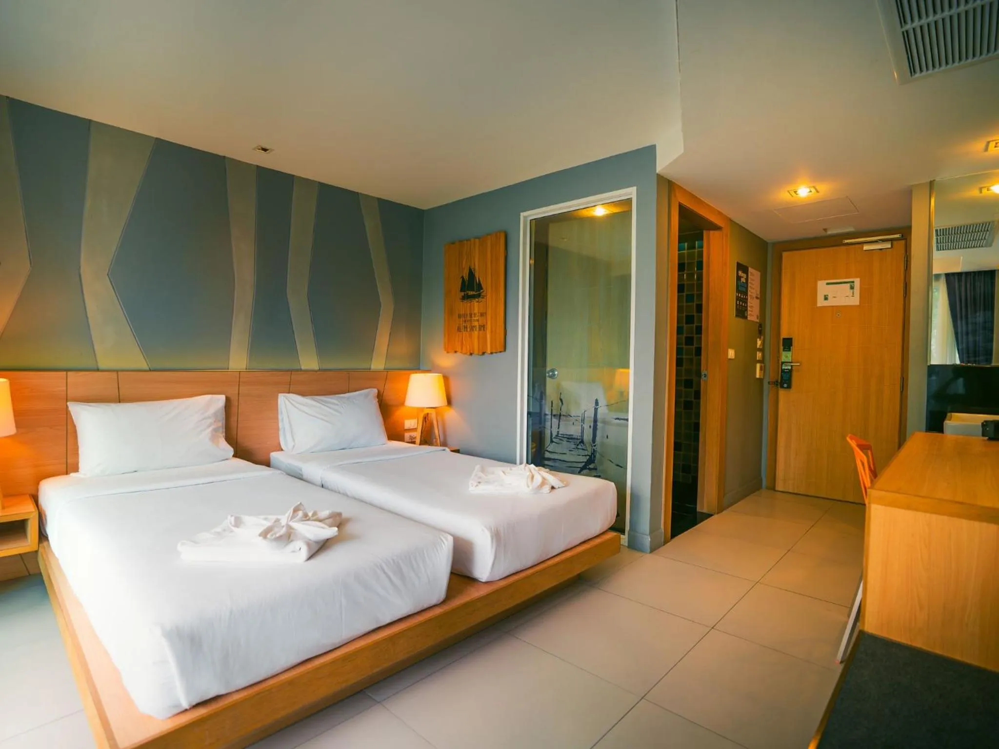 Bed in Mad Monkey Phuket