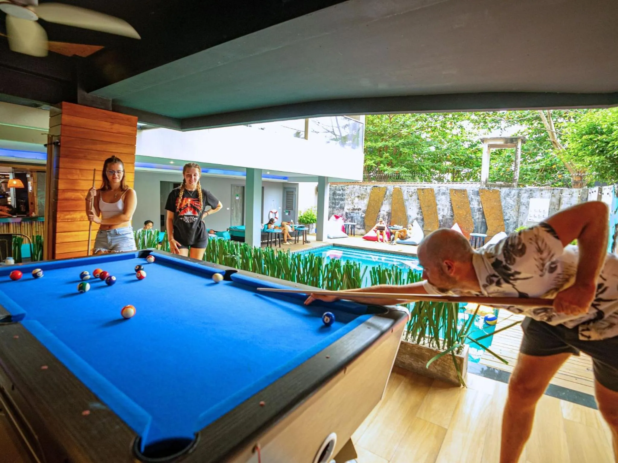 Billiard in Mad Monkey Phuket