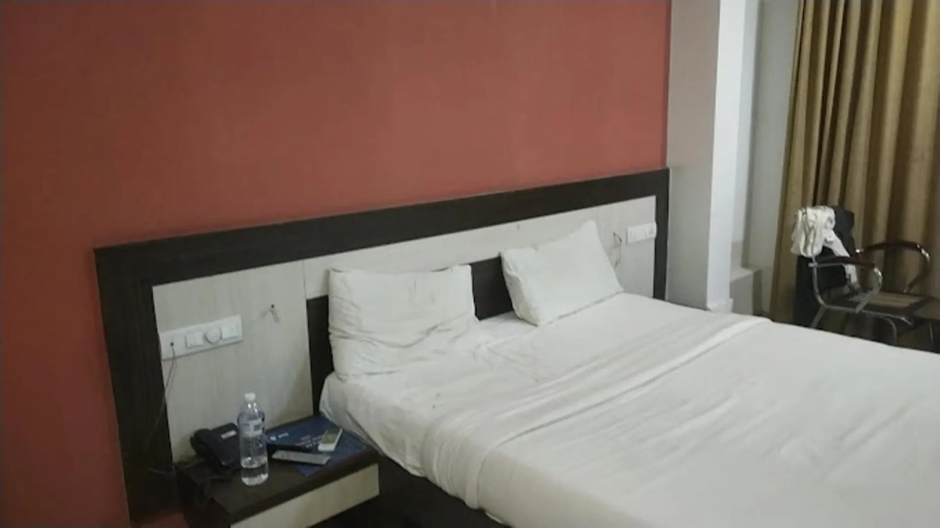 Bed in Hotel Naivedya