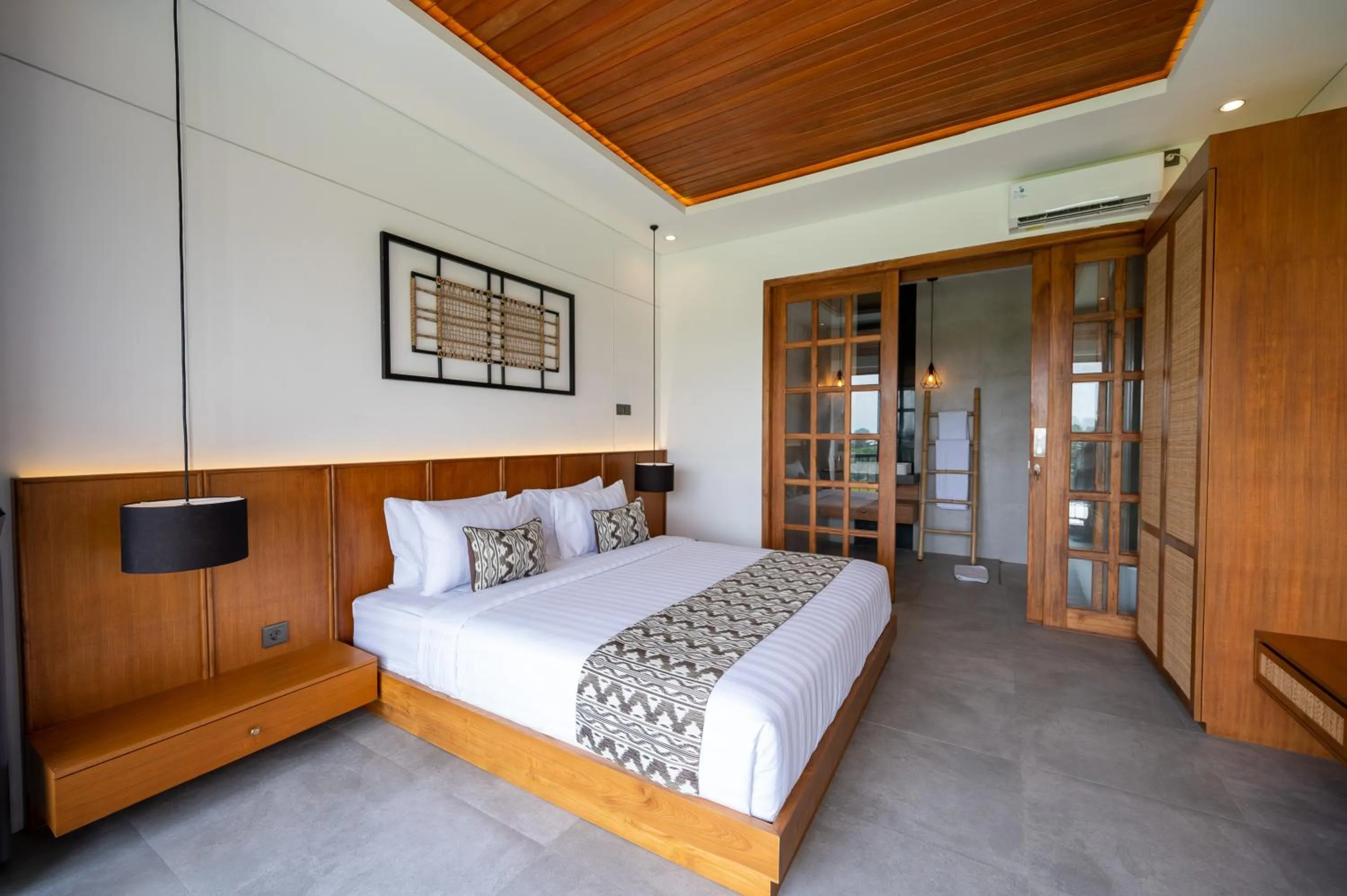 Bedroom, Bed in Kairos Villa Ubud by Omkara Experience